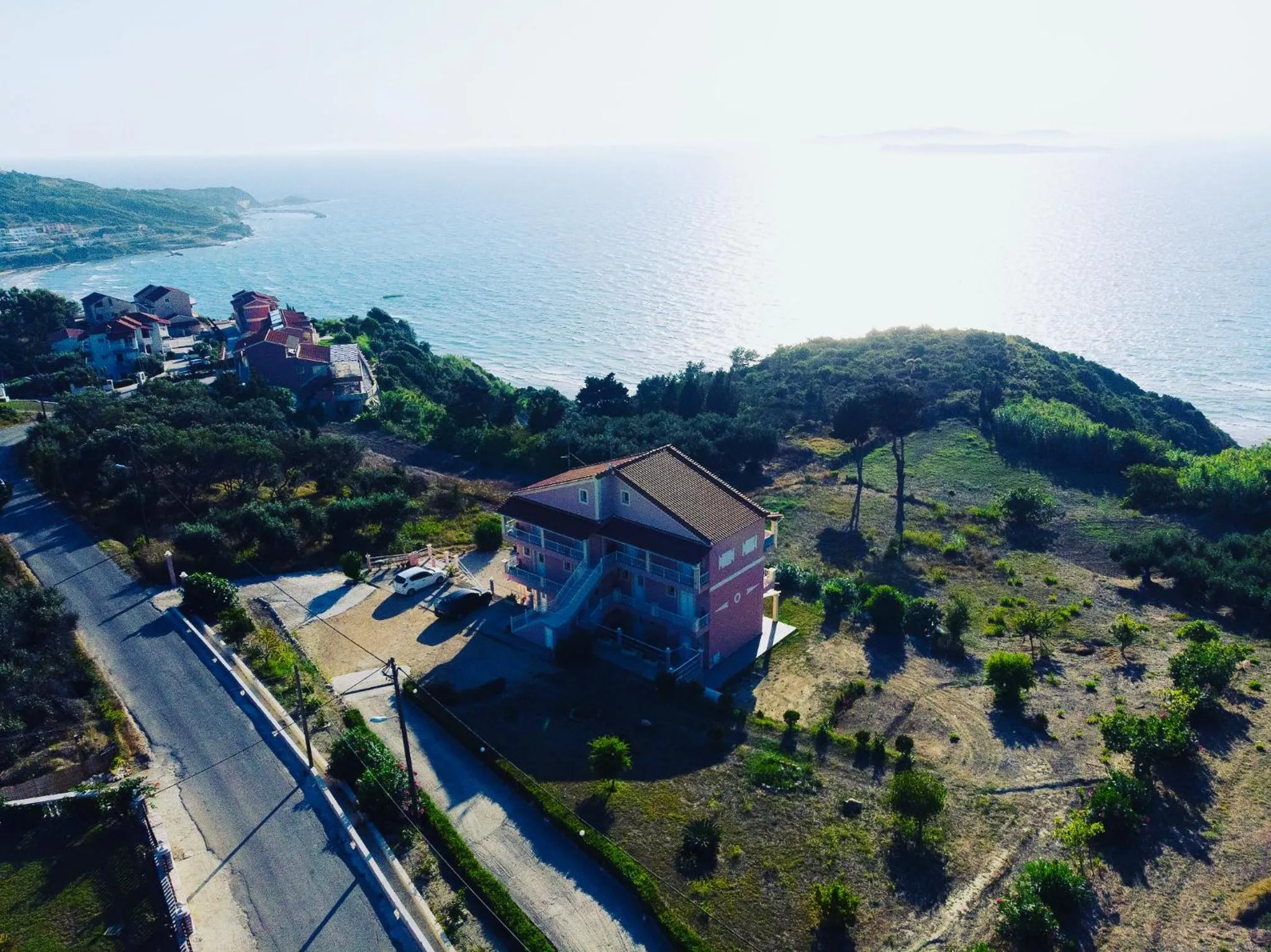 Property building in Nikos Apartments Corfu