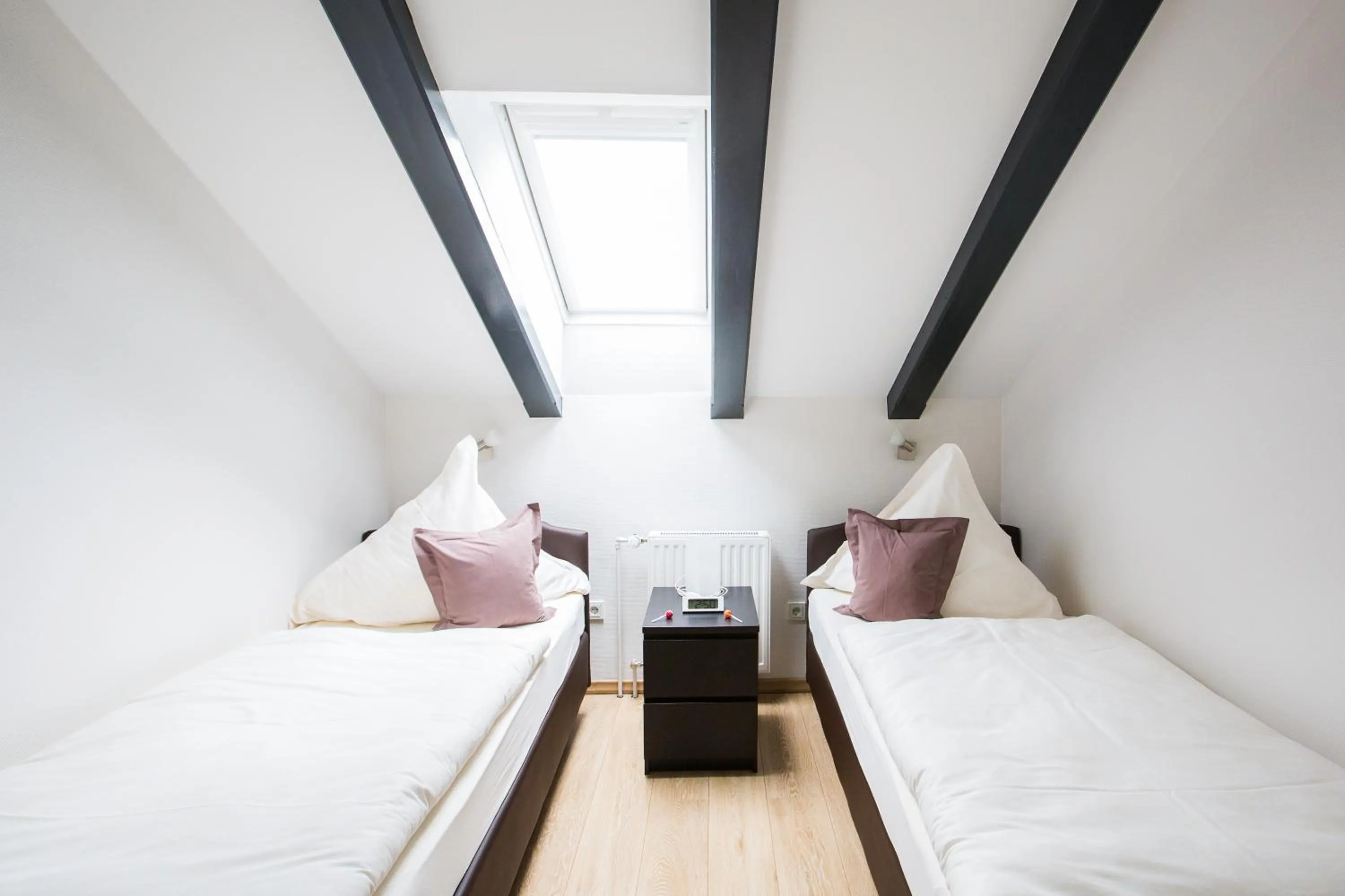 Bed in Ferienwohnanlage Prinzenhof