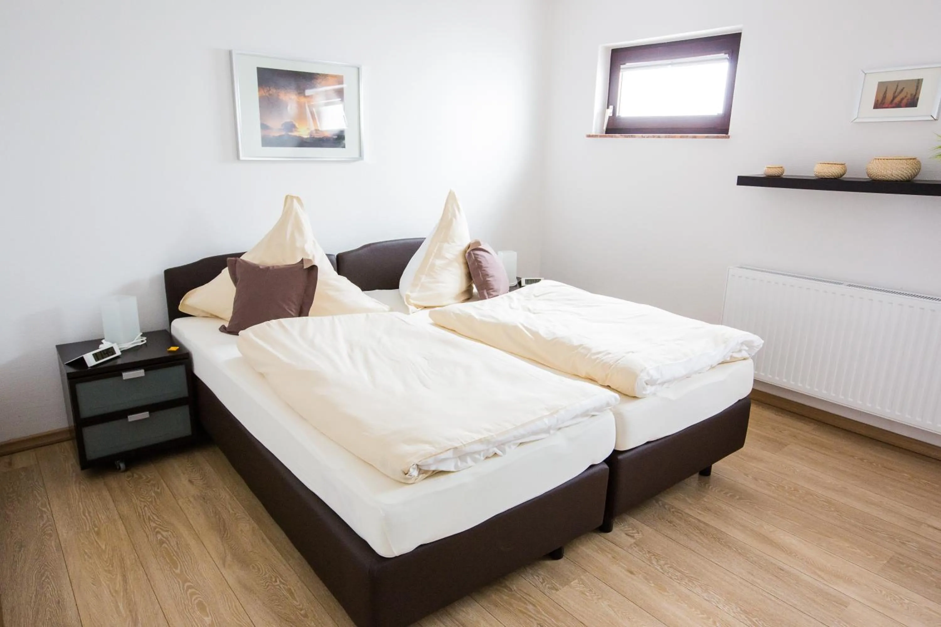 Bed in Ferienwohnanlage Prinzenhof