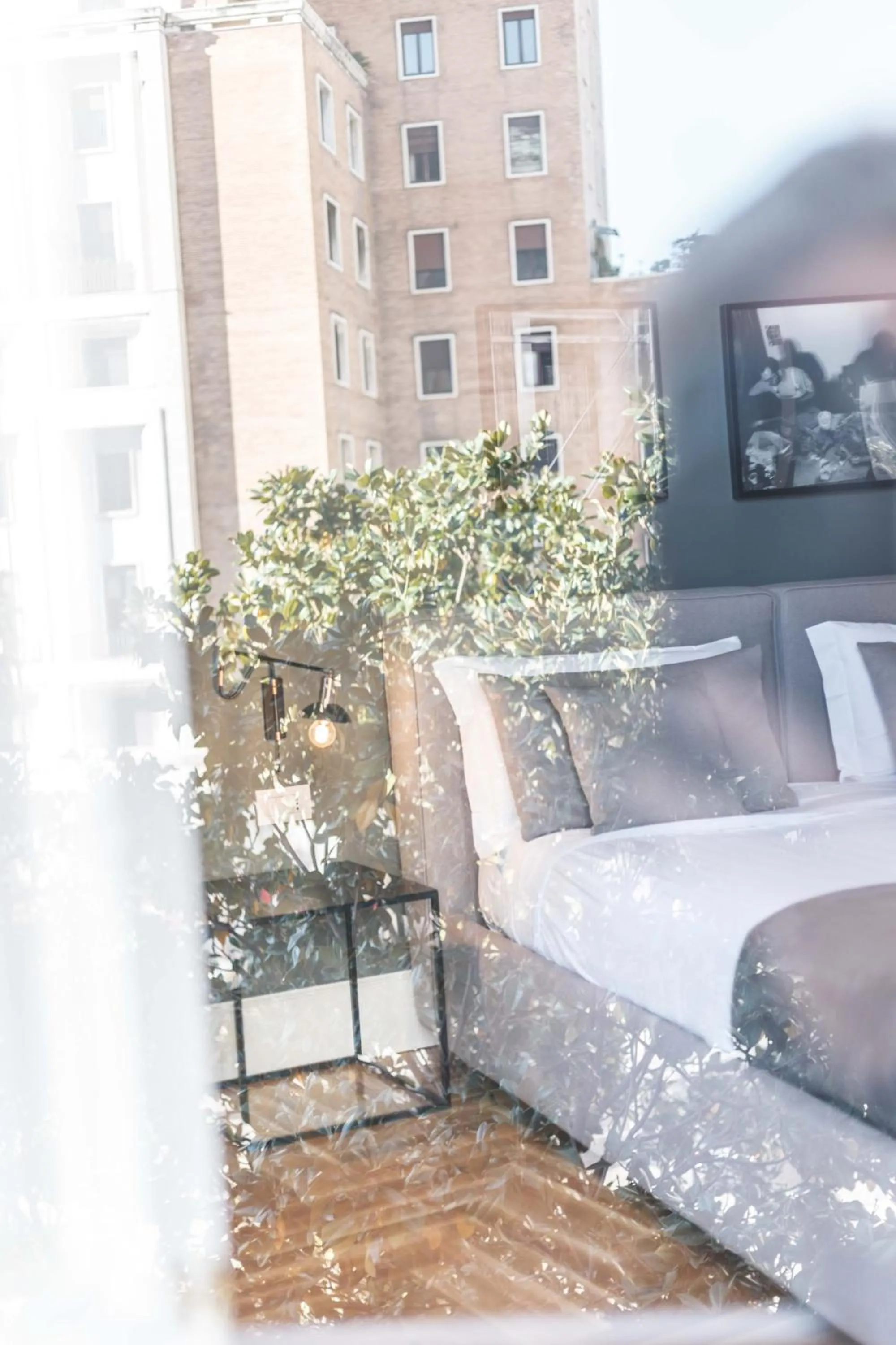 Balcony/Terrace, Bed in Relais Della Porta