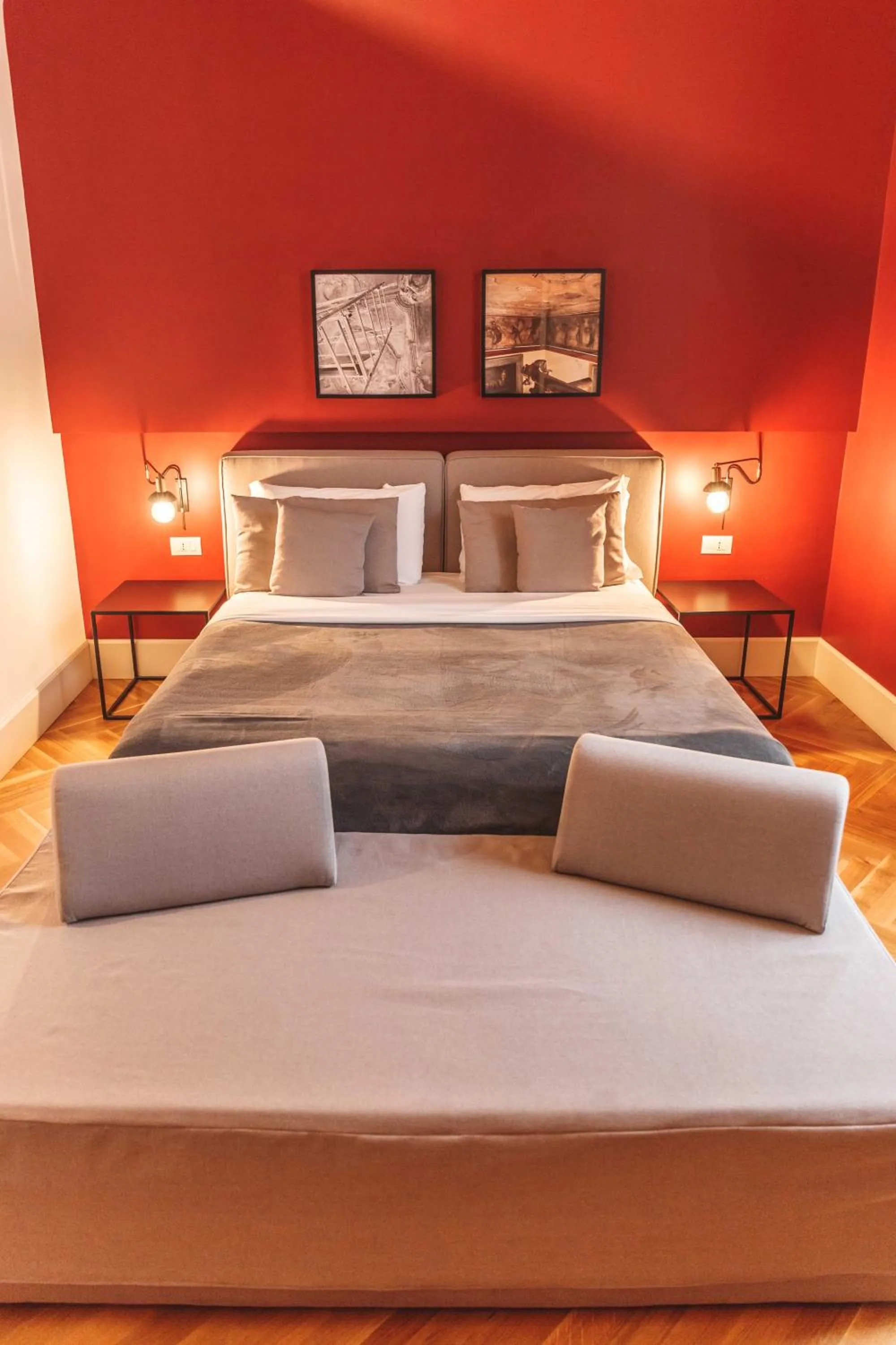 Balcony/Terrace, Bed in Relais Della Porta