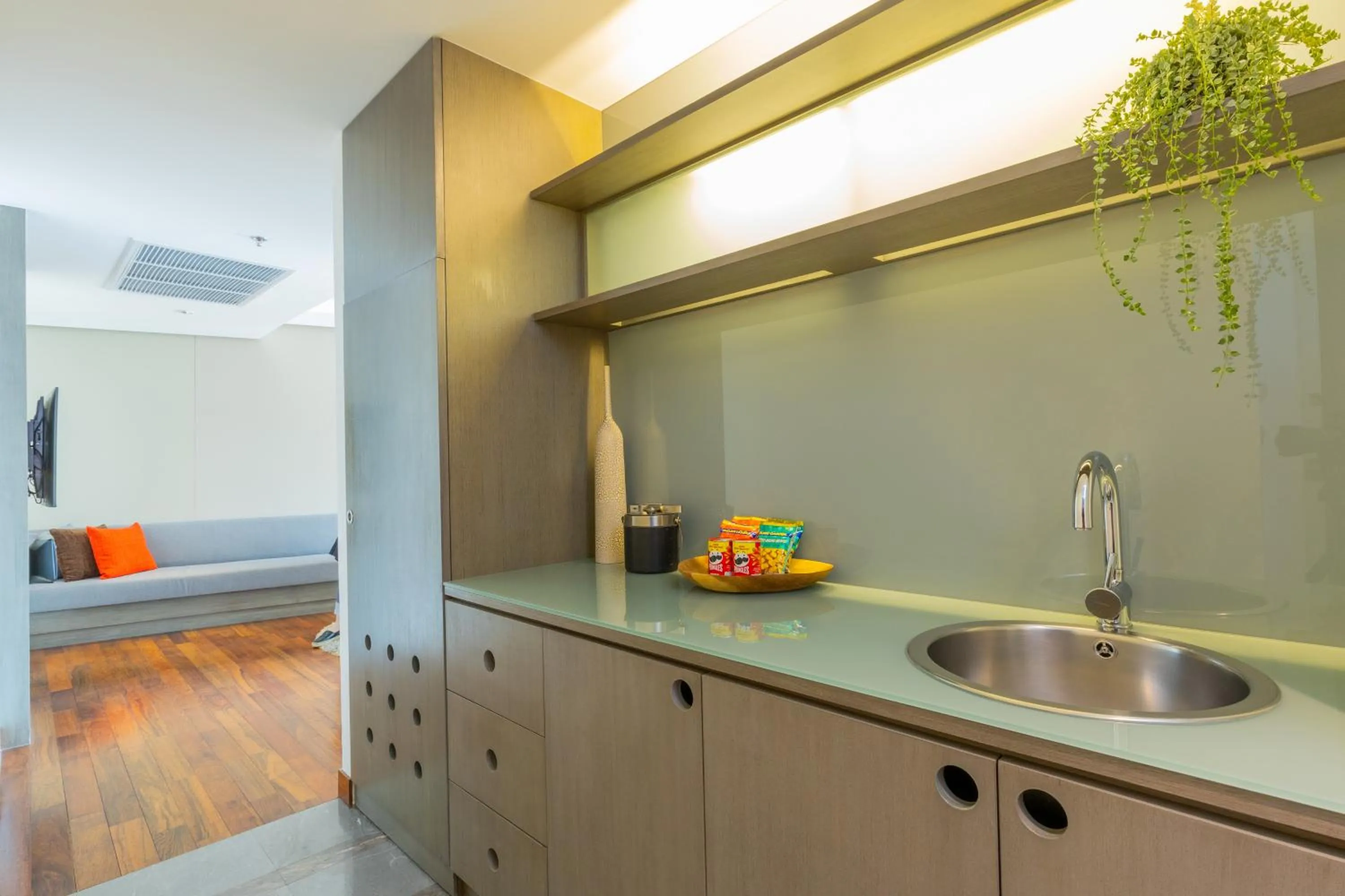 Living room in LiT BANGKOK Hotel