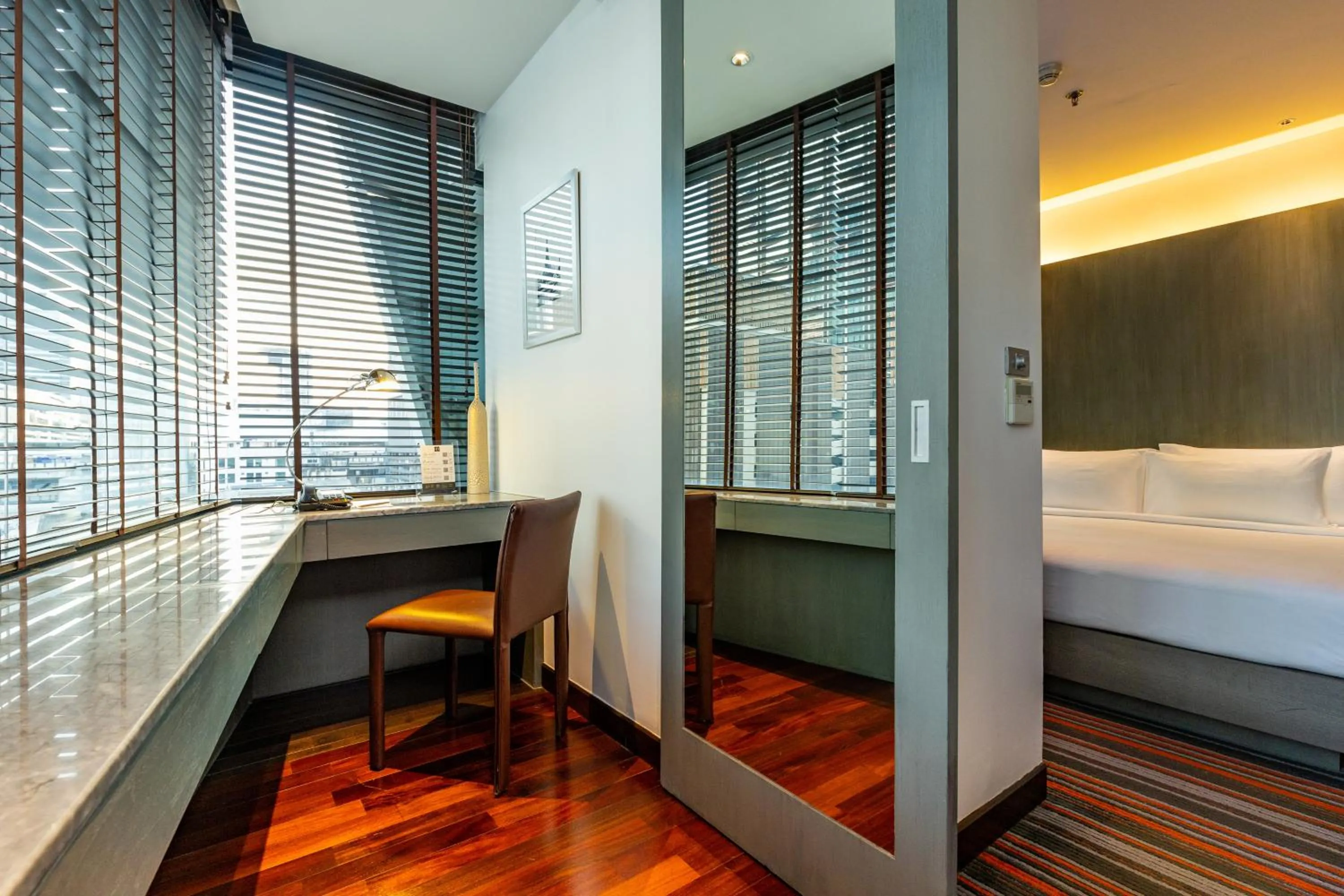 Seating area, Bed in LiT BANGKOK Hotel