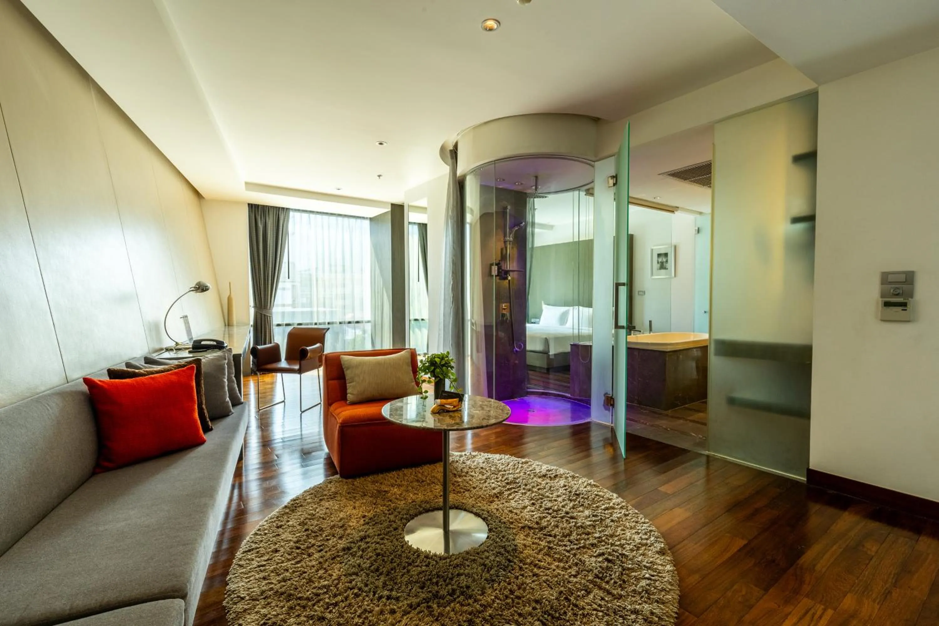 Living room in LiT BANGKOK Hotel