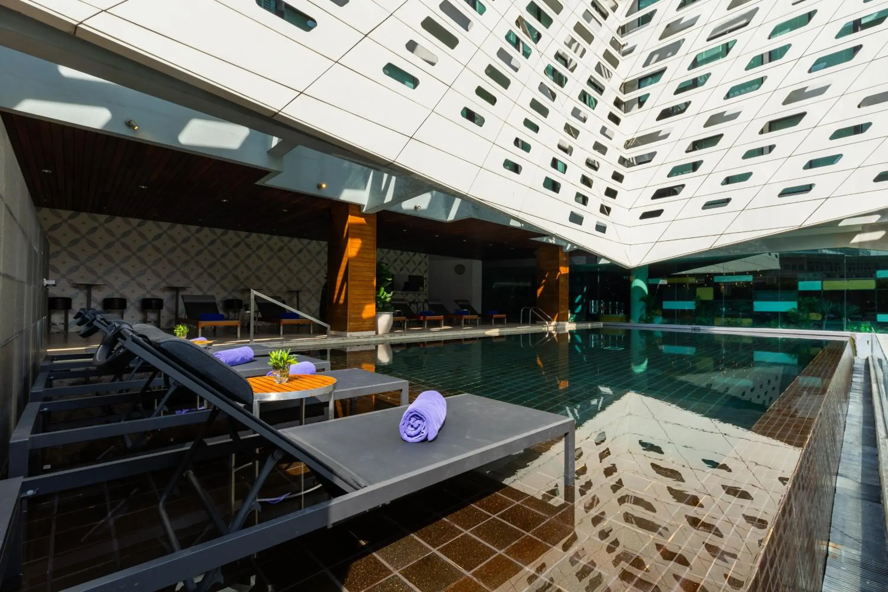 Swimming pool in LiT BANGKOK Hotel Swimming pool in LiT BANGKOK Hotel