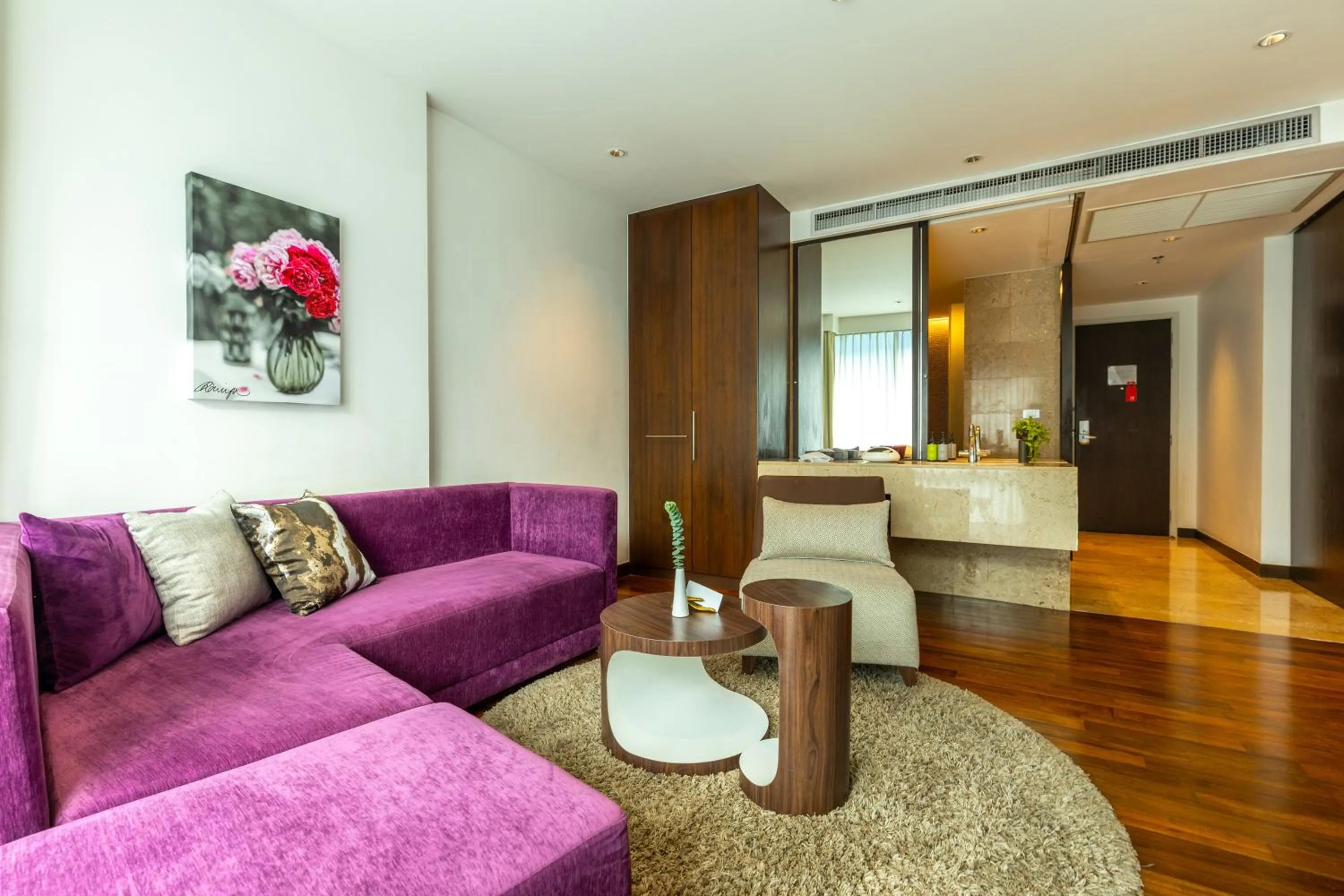 Living room in LiT BANGKOK Hotel