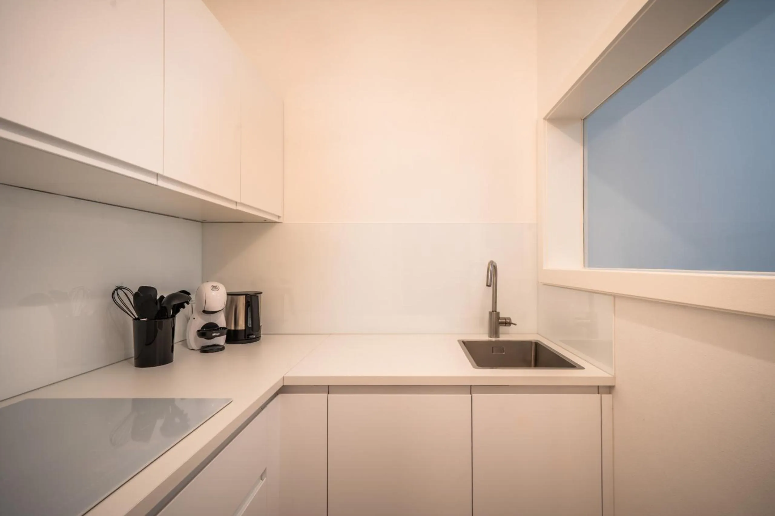 Kitchen or kitchenette in goldfinger + suites