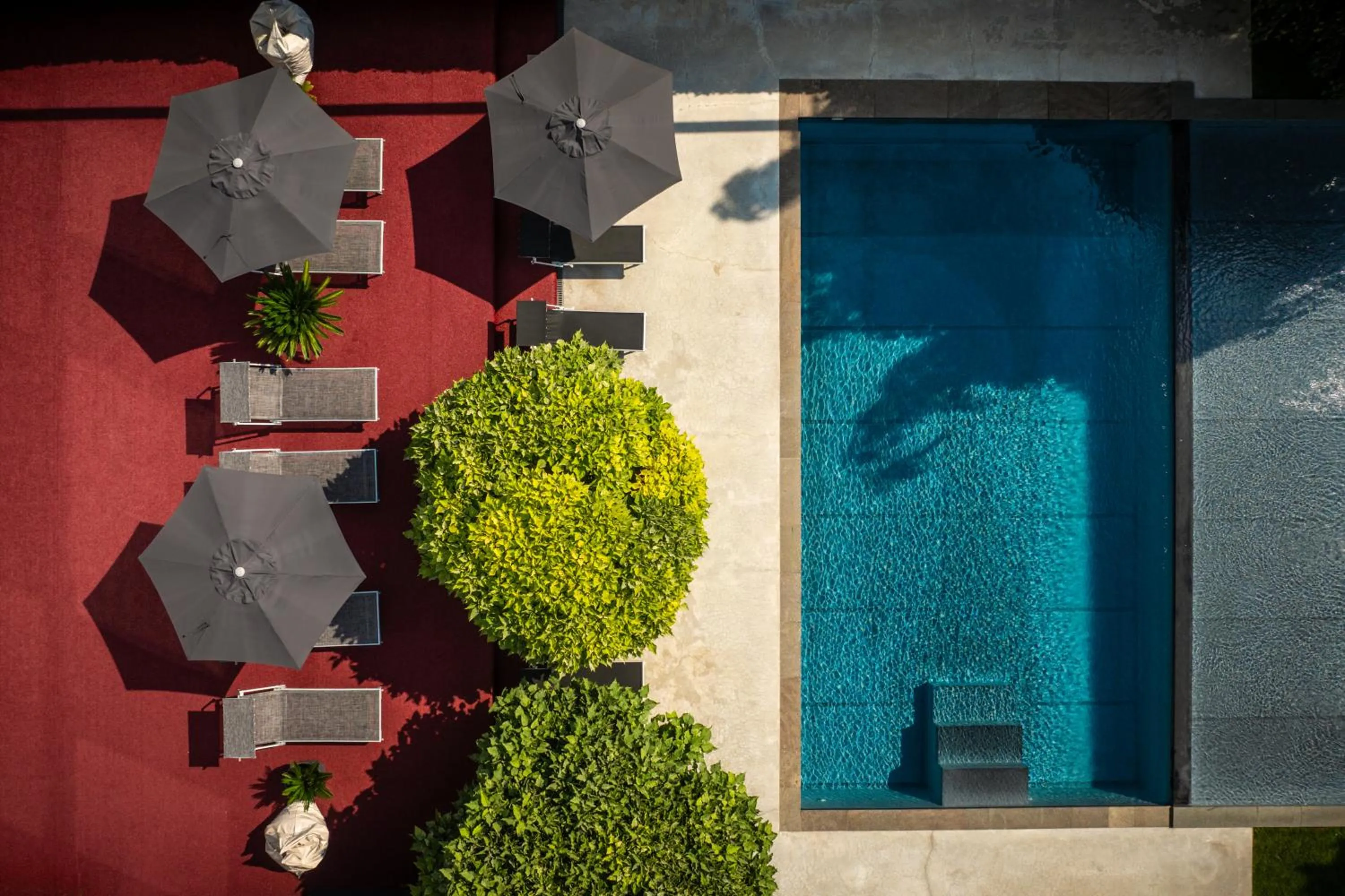 Pool view in goldfinger + suites