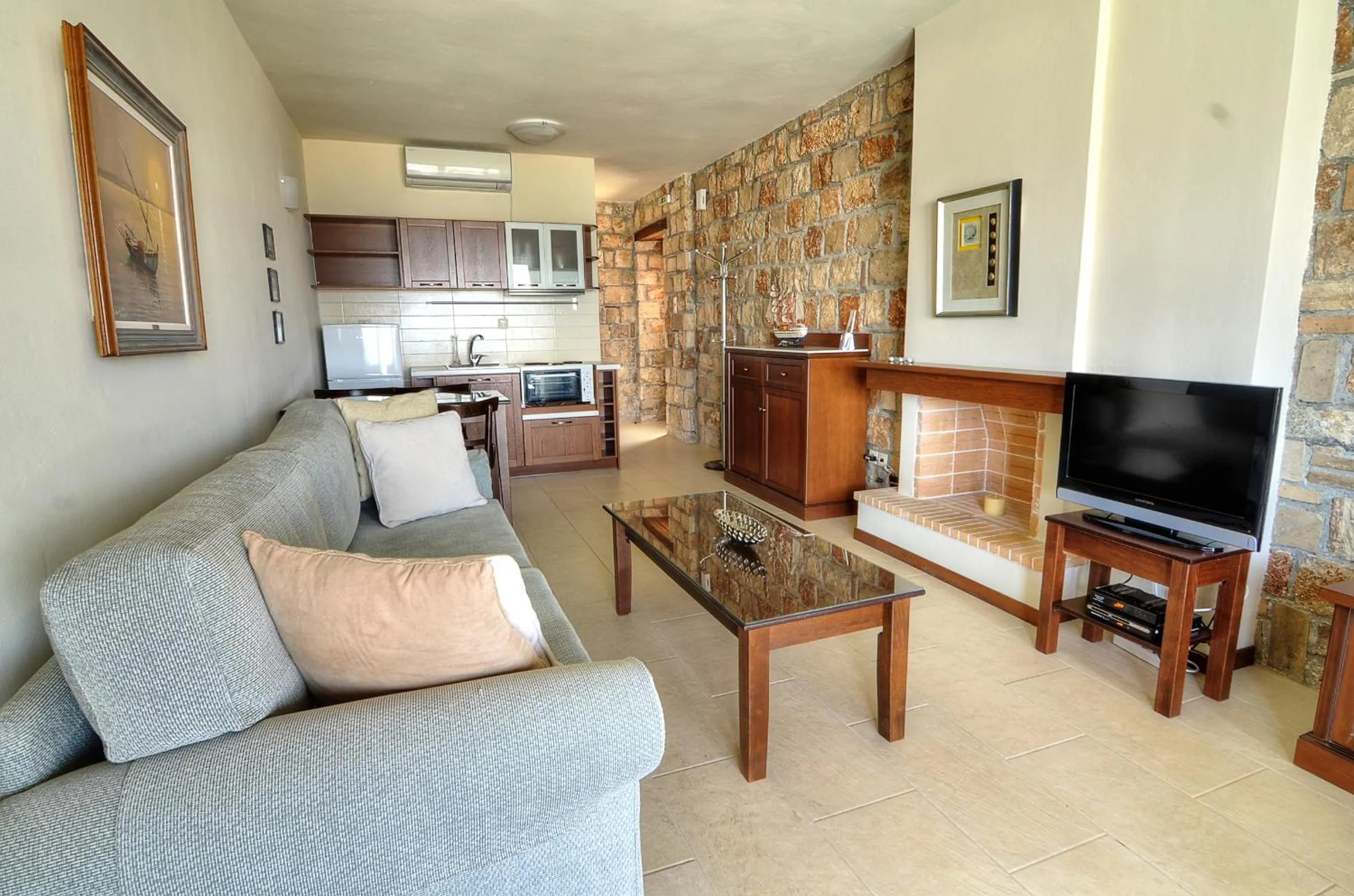 Bed in Enalio Suites