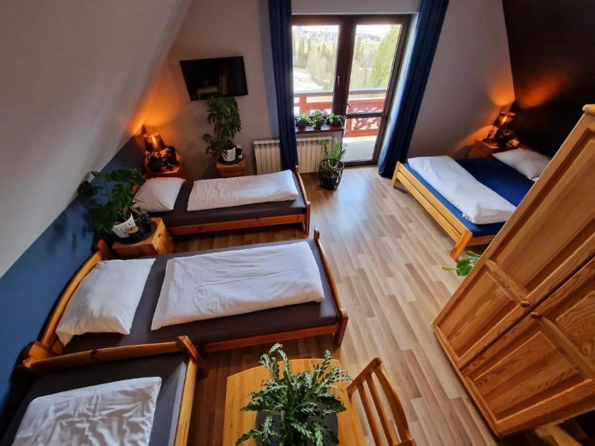 Bed in Pensjonat Harmatówka - ATRAKCYJNY PAKIET ŚWIĄTECZNY - blisko basenów termalnych