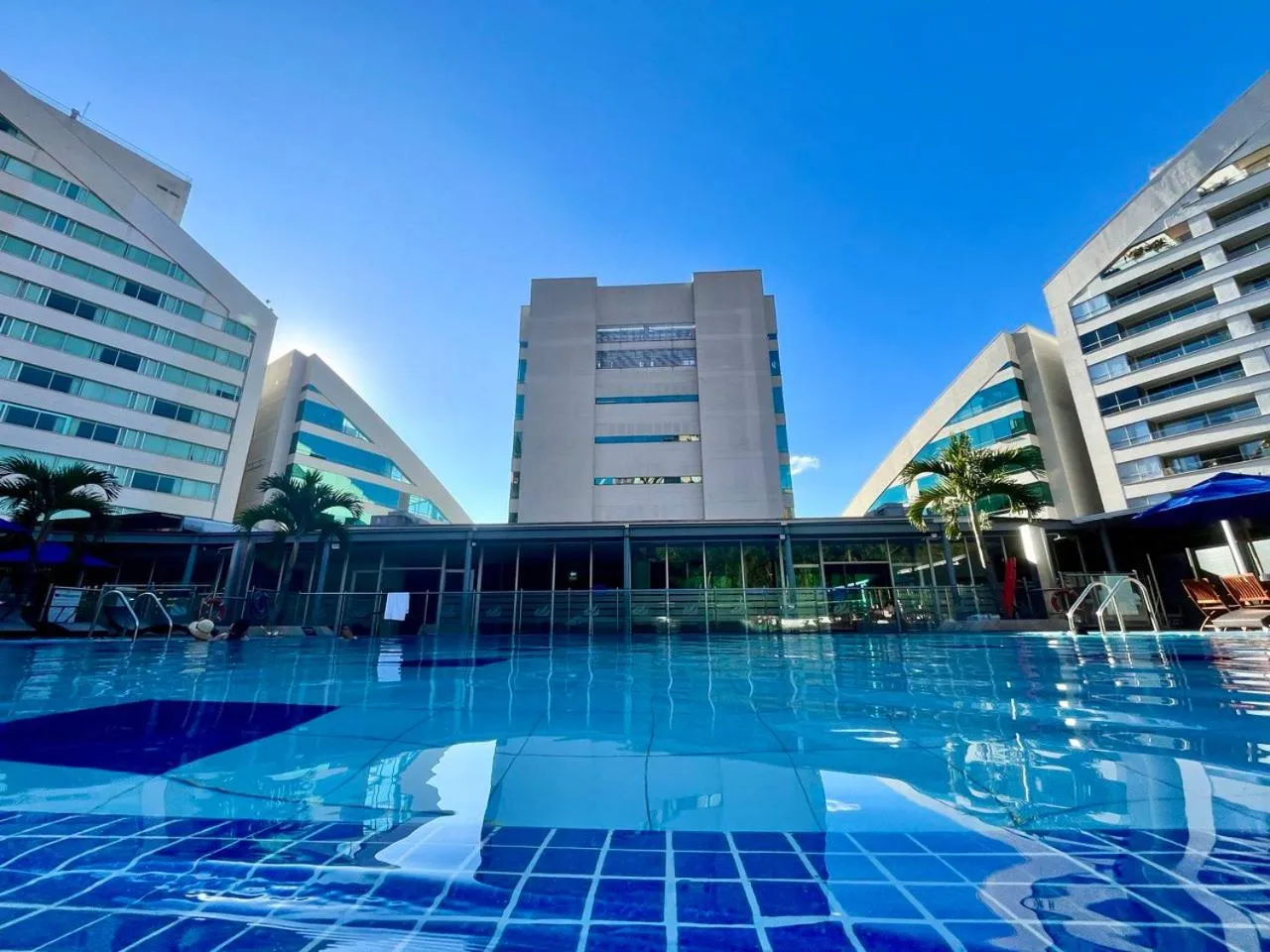 Pool view in Hotel San Fernando Plaza