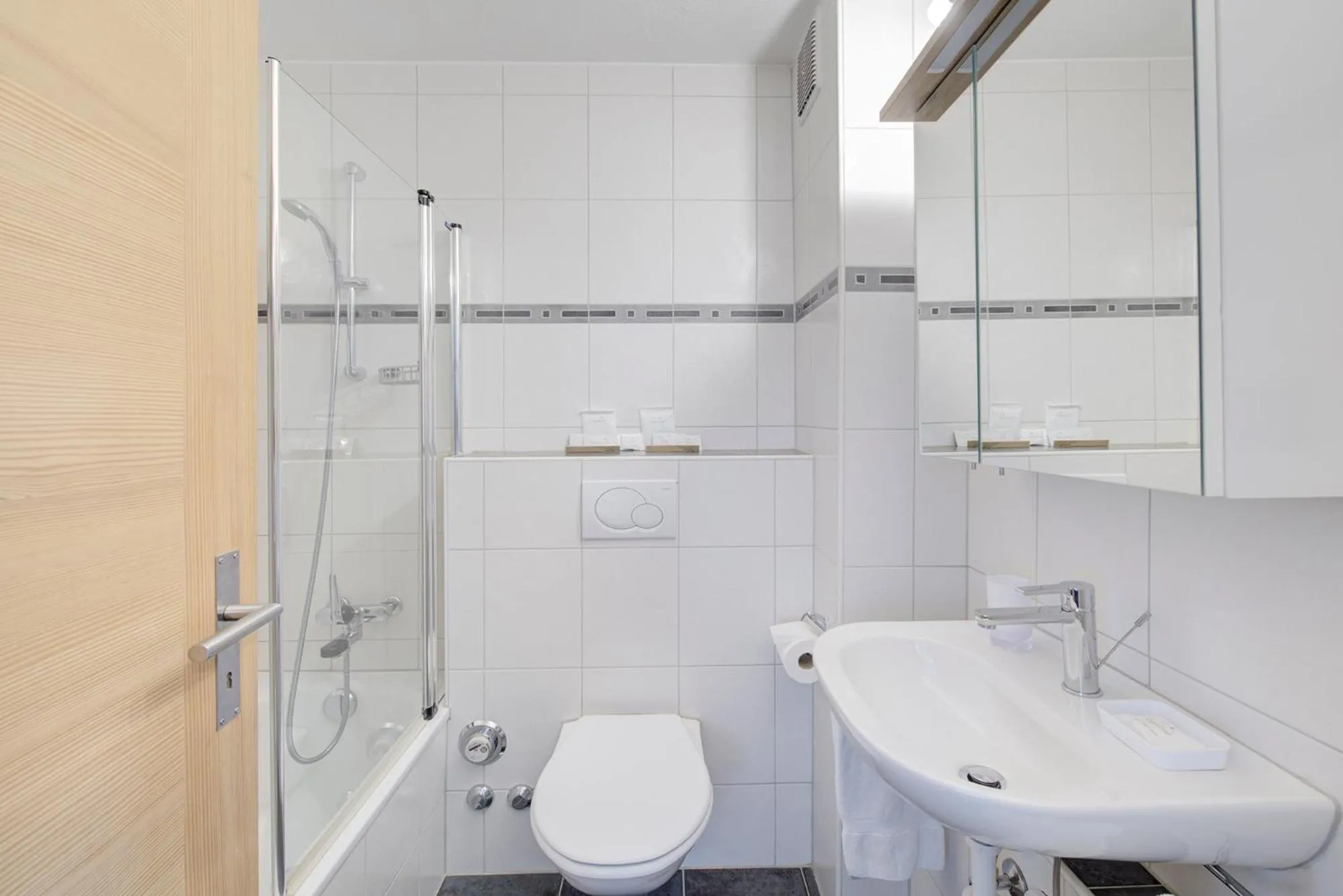 Bathroom in Good Value Apartments by MX Zermatt