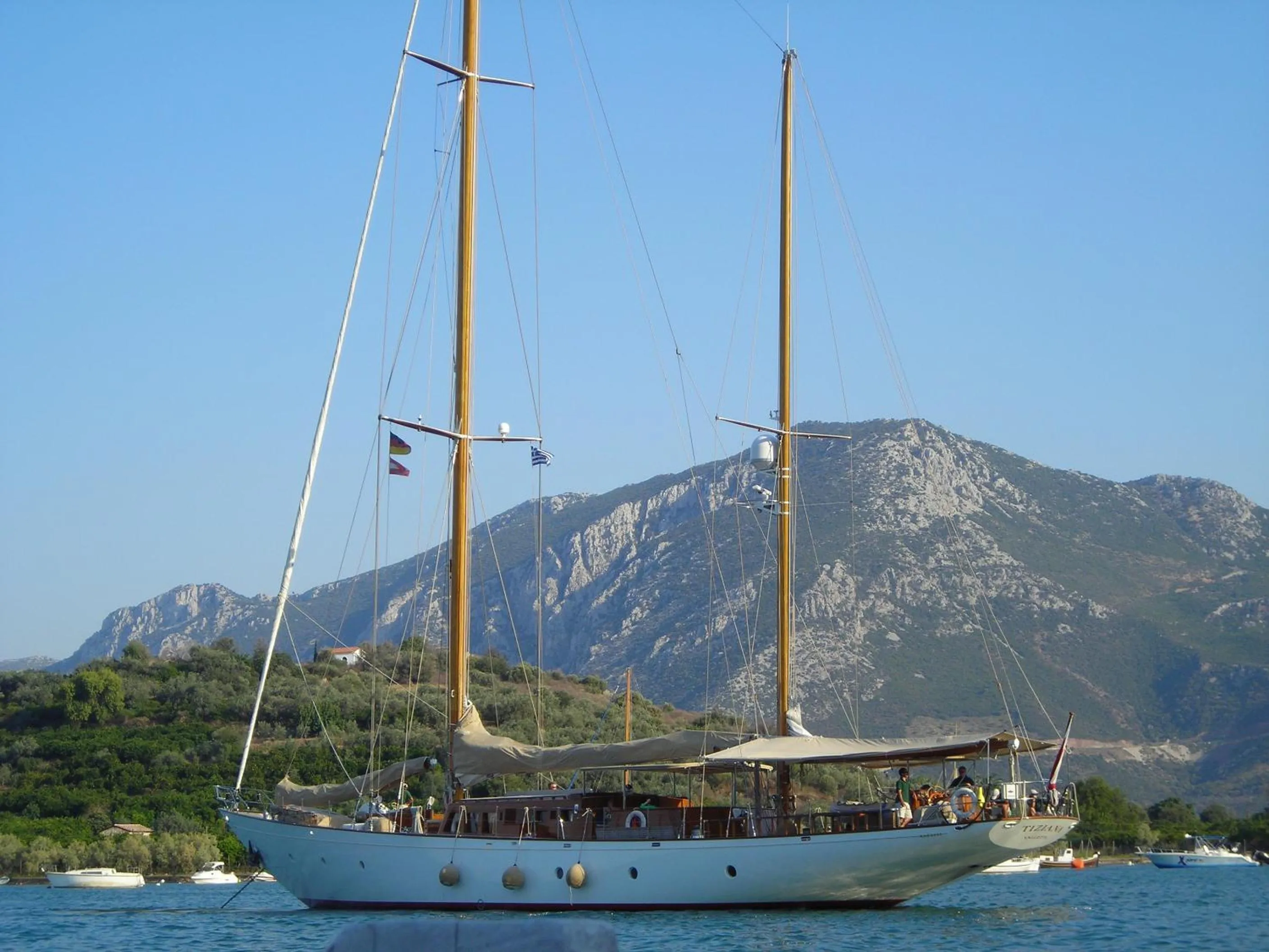 Natural landscape in Saronis Hotel