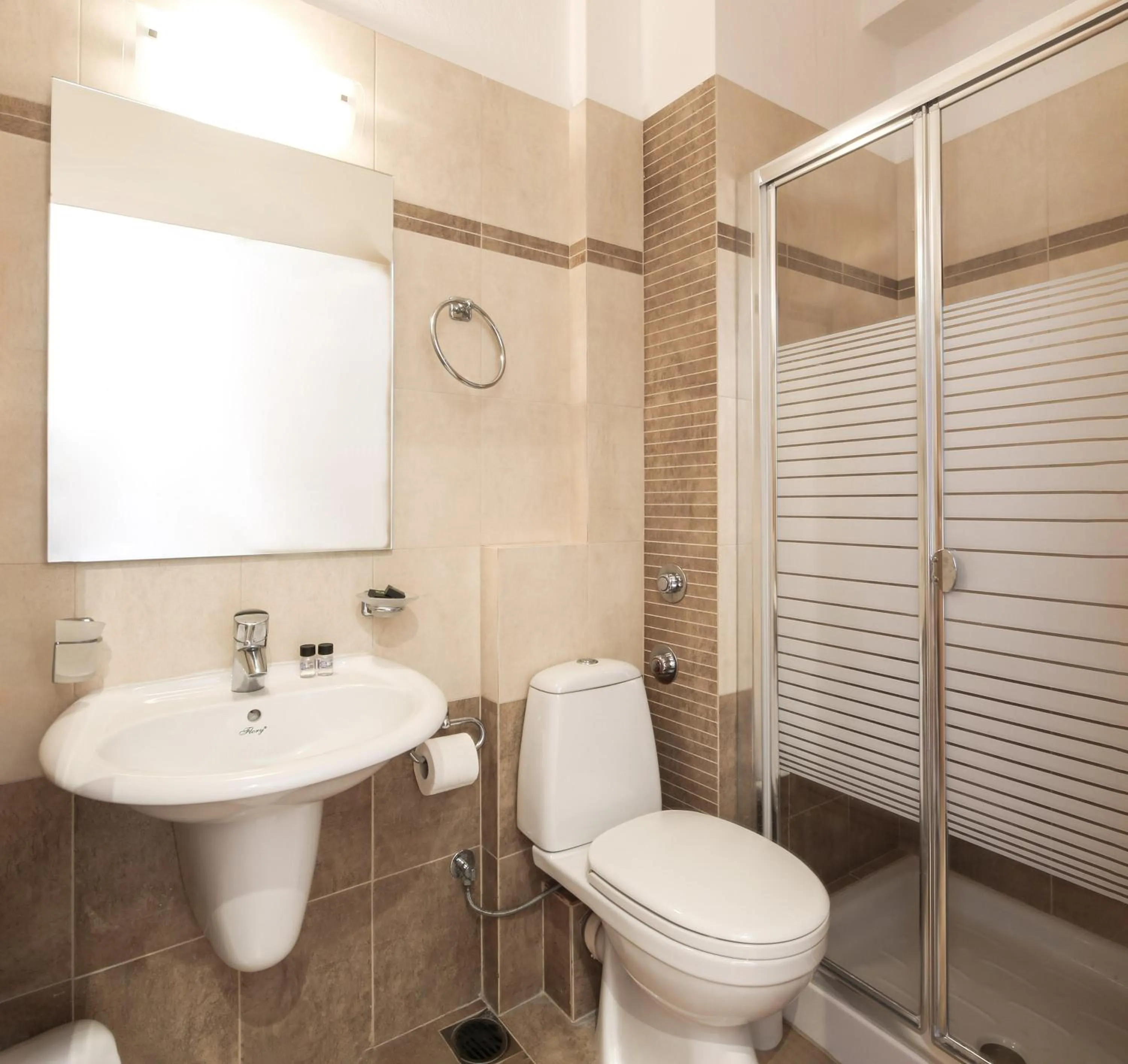 Bathroom in Saronis Hotel