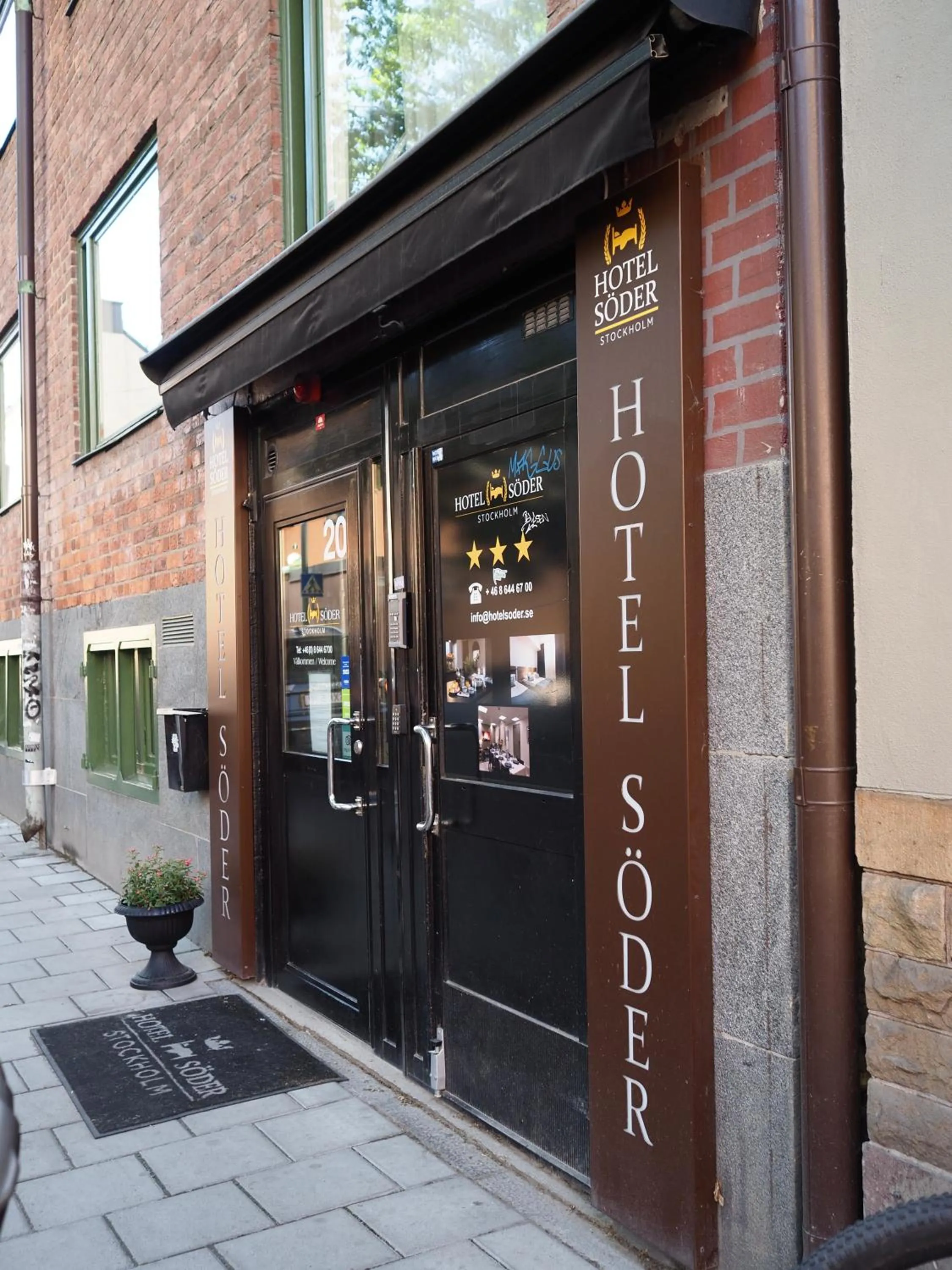 Facade/entrance in Hotel Söder