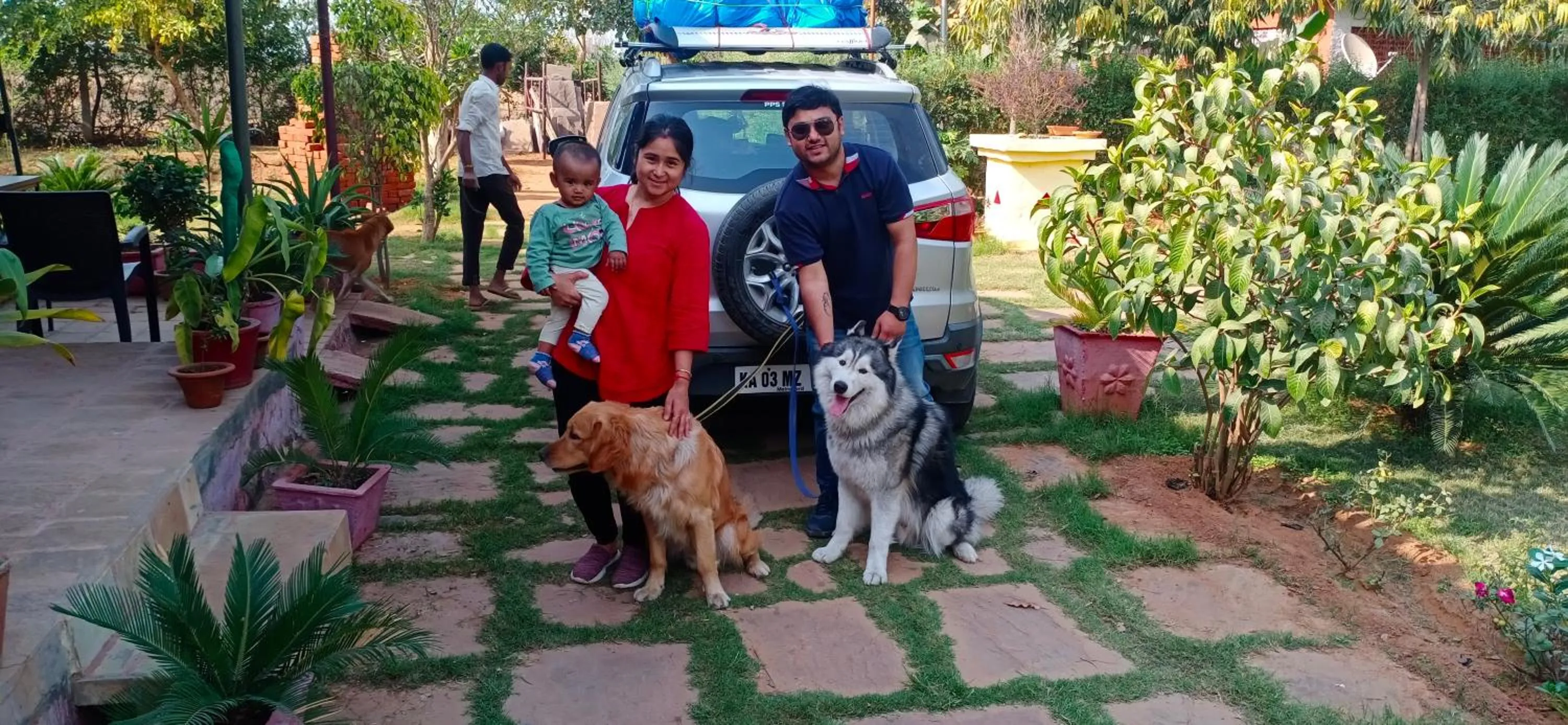 Pets in An Authentic Village Farm