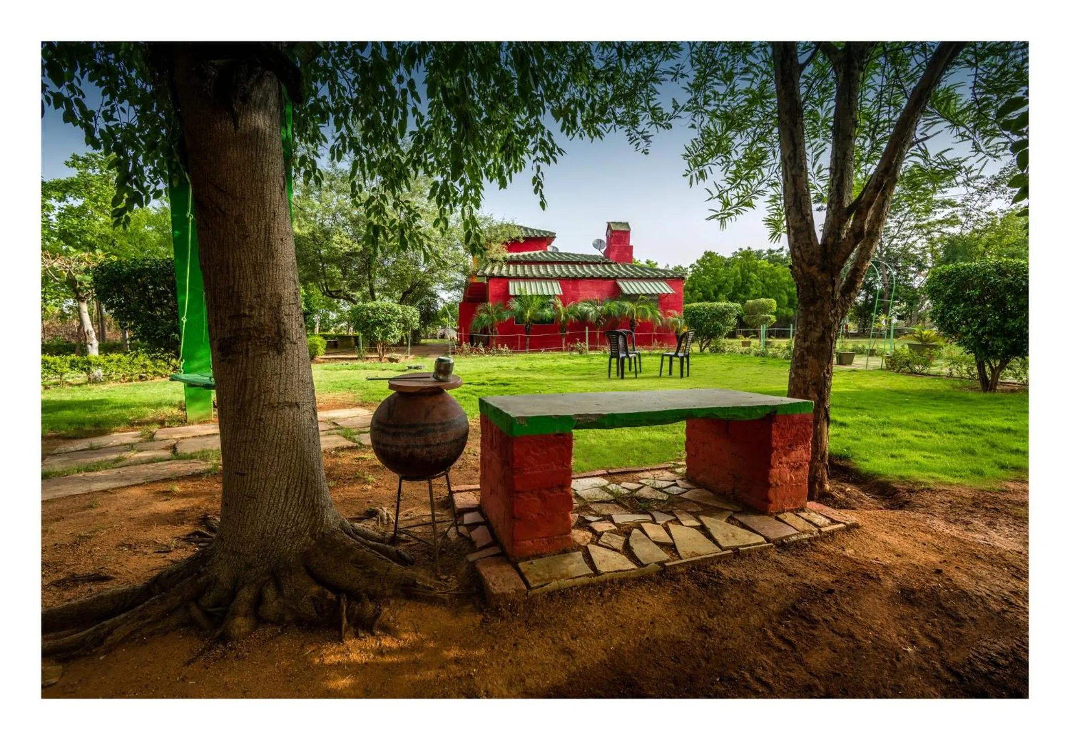Garden in An Authentic Village Farm