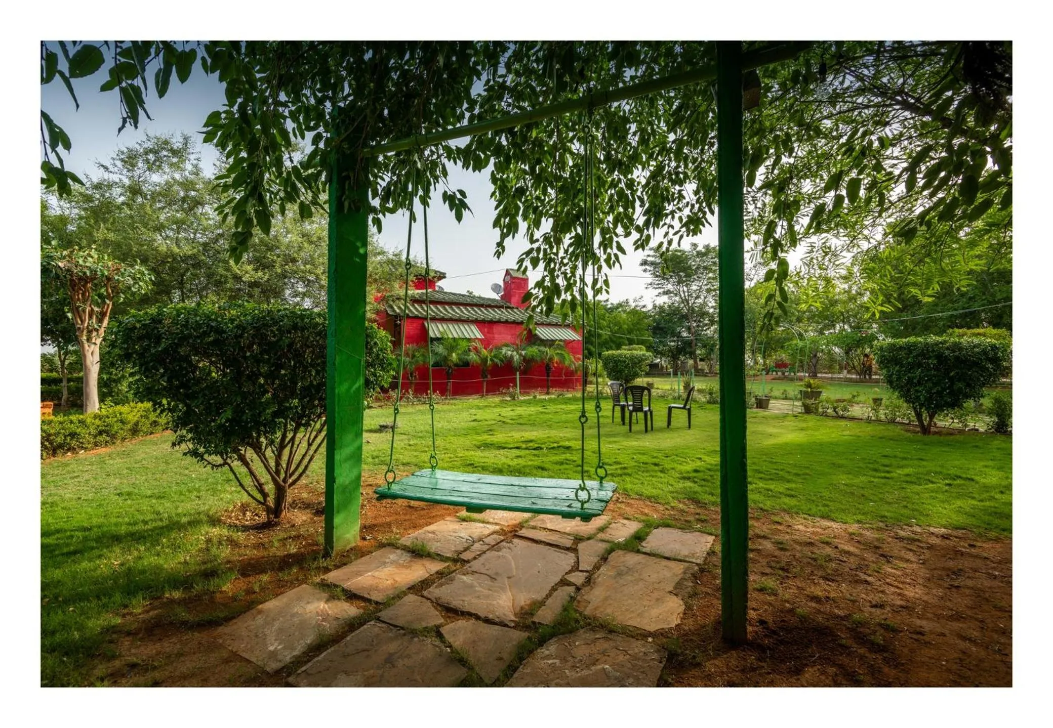 Children play ground in An Authentic Village Farm