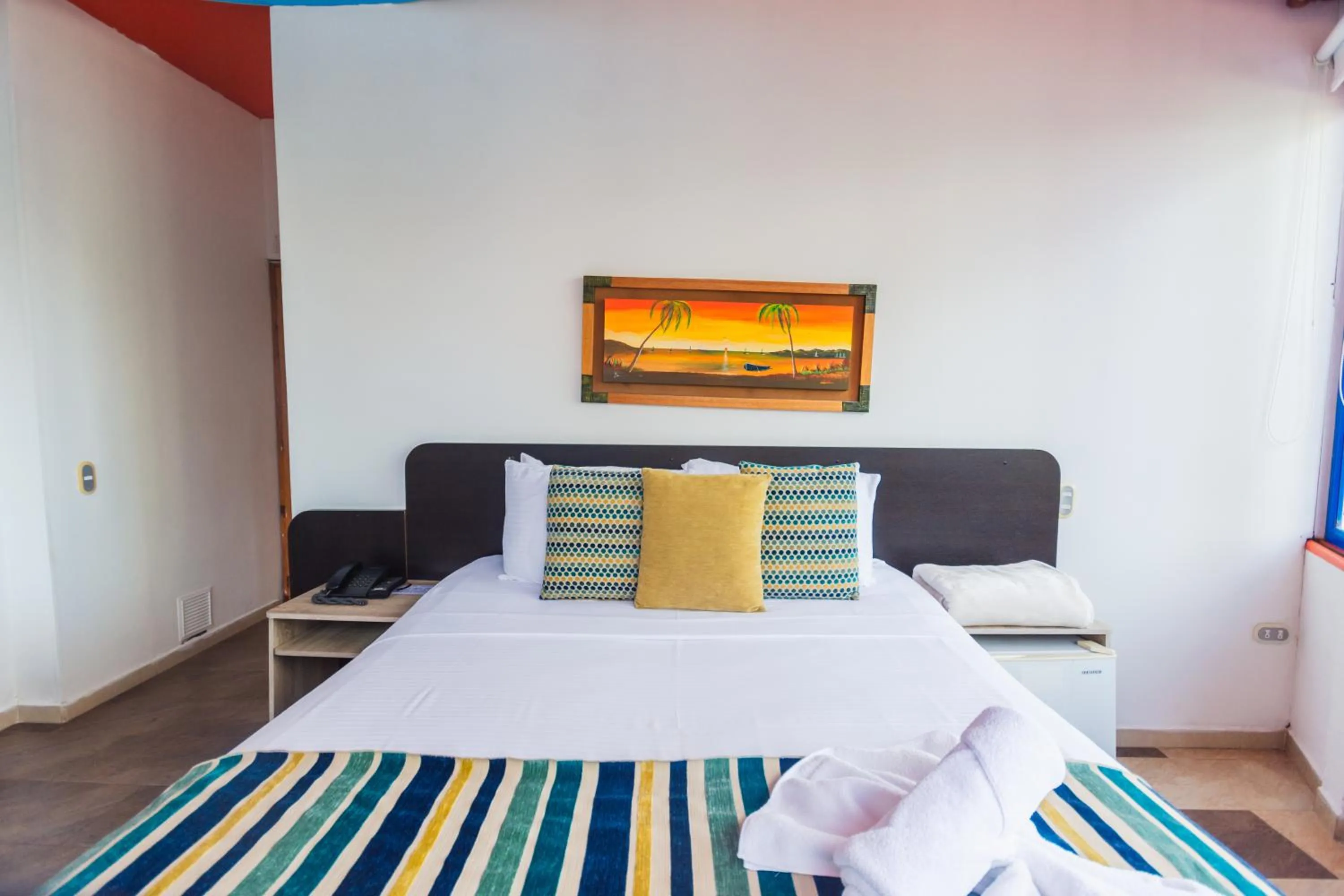 Bed in Hotel Guatatur