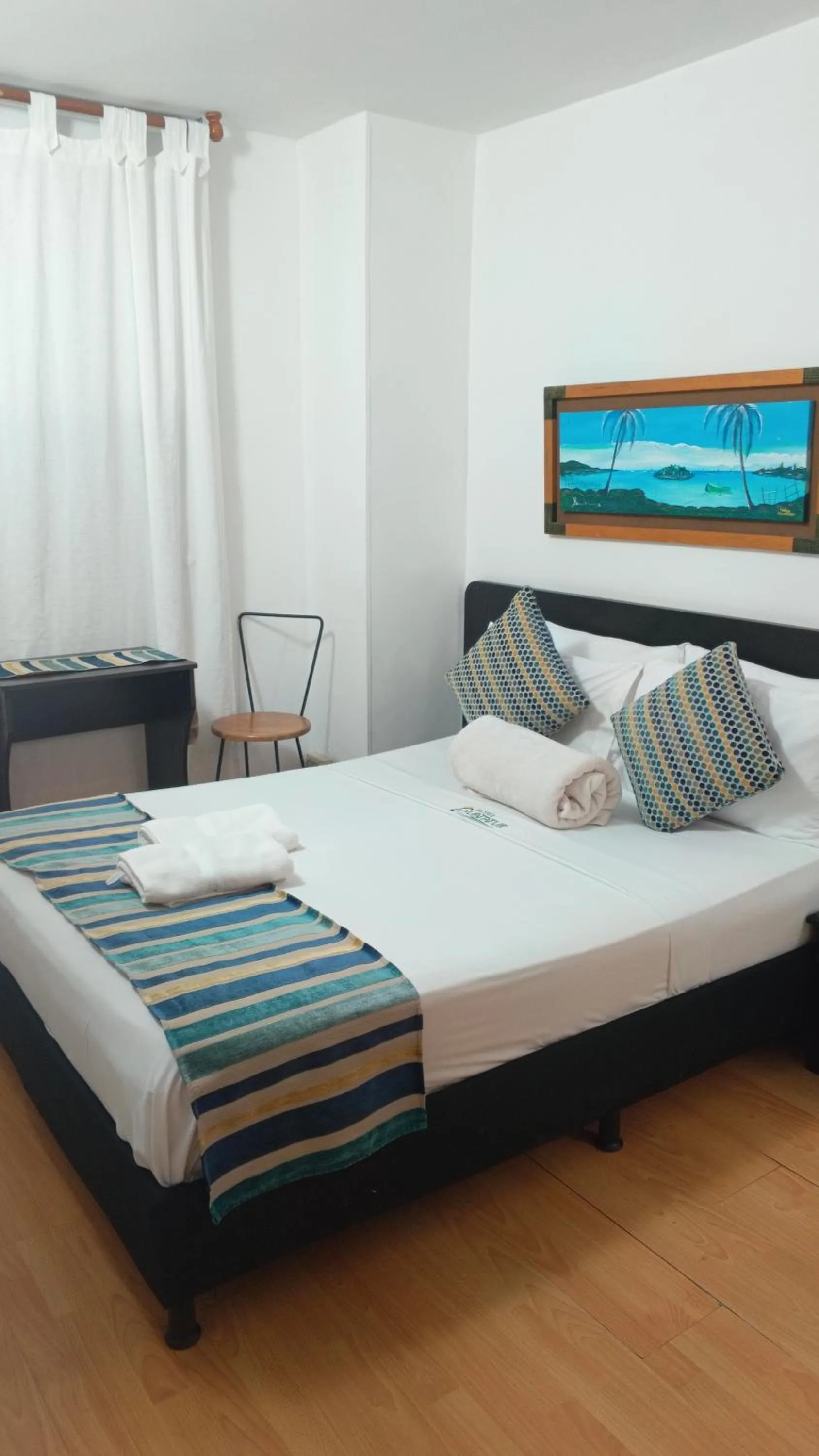 Bed in Hotel Guatatur