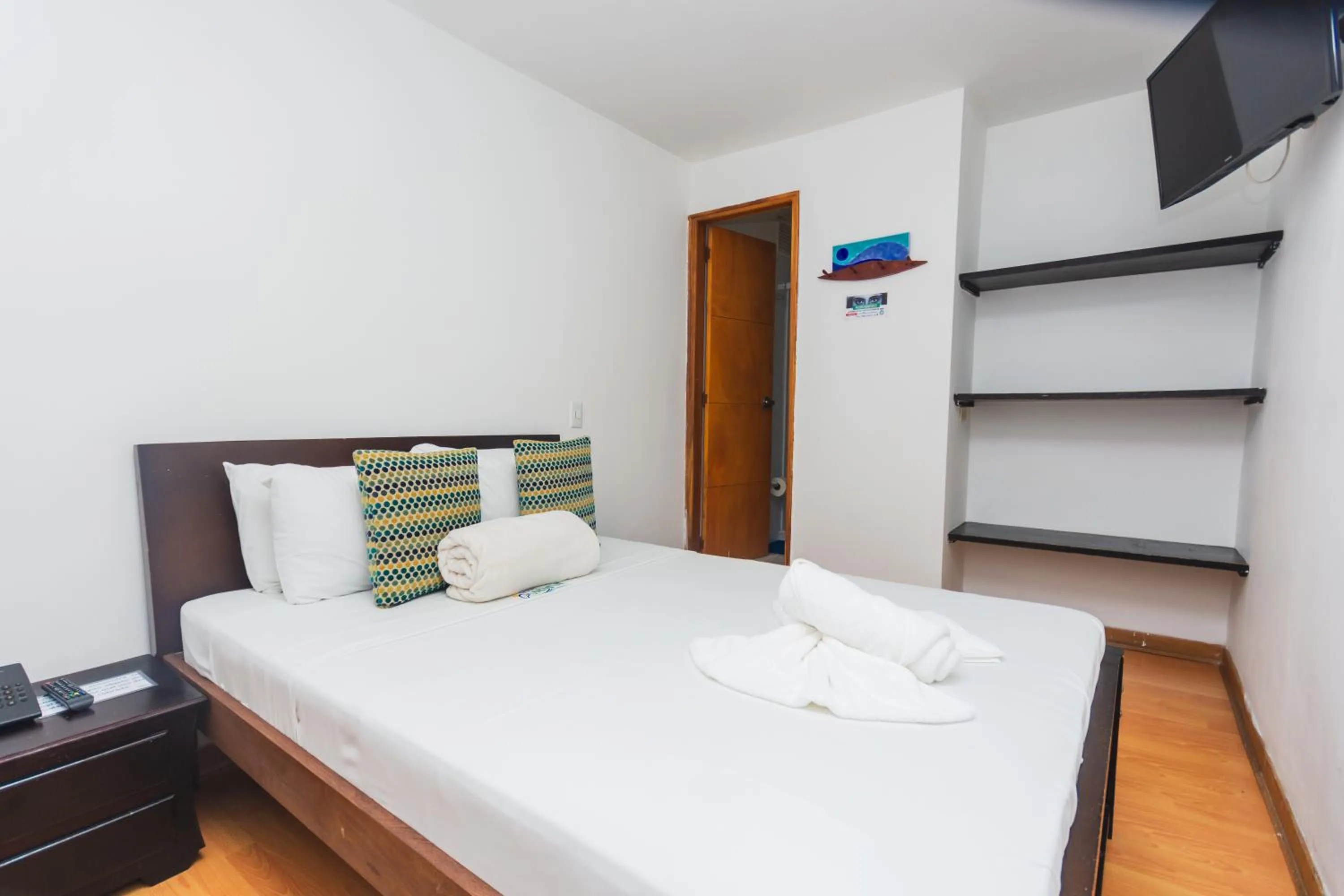 Bed in Hotel Guatatur