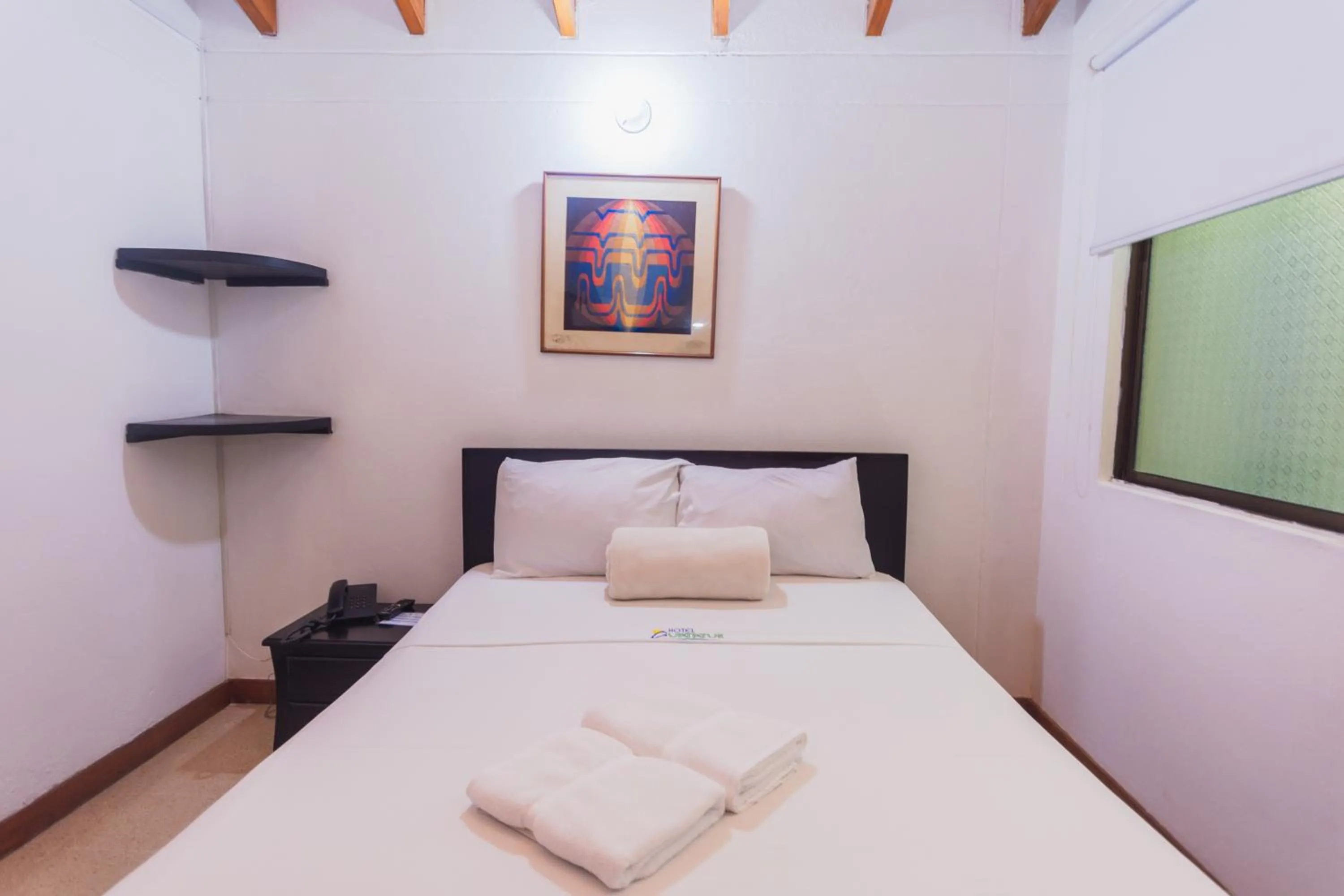 Bed in Hotel Guatatur