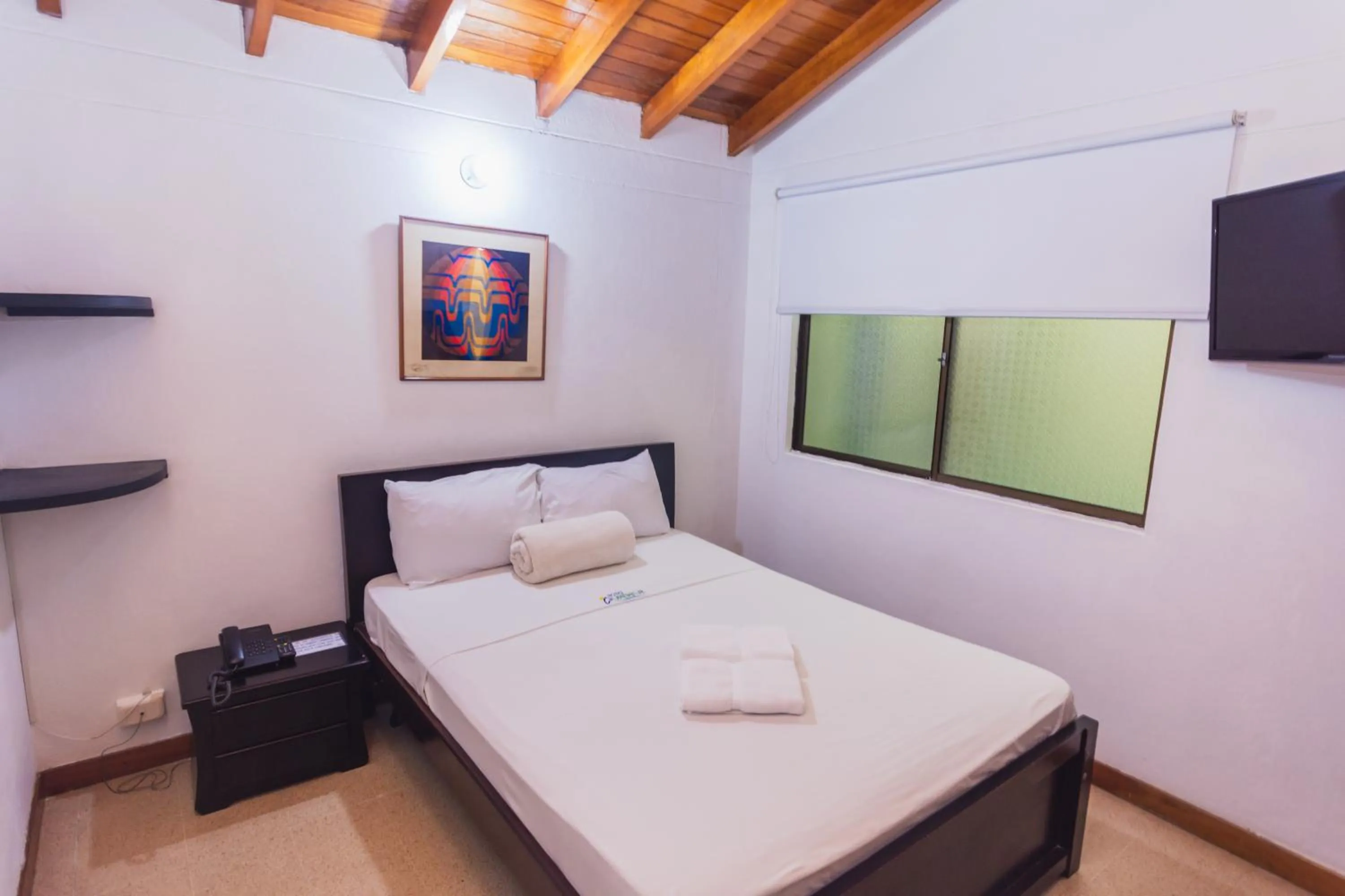 Bed in Hotel Guatatur