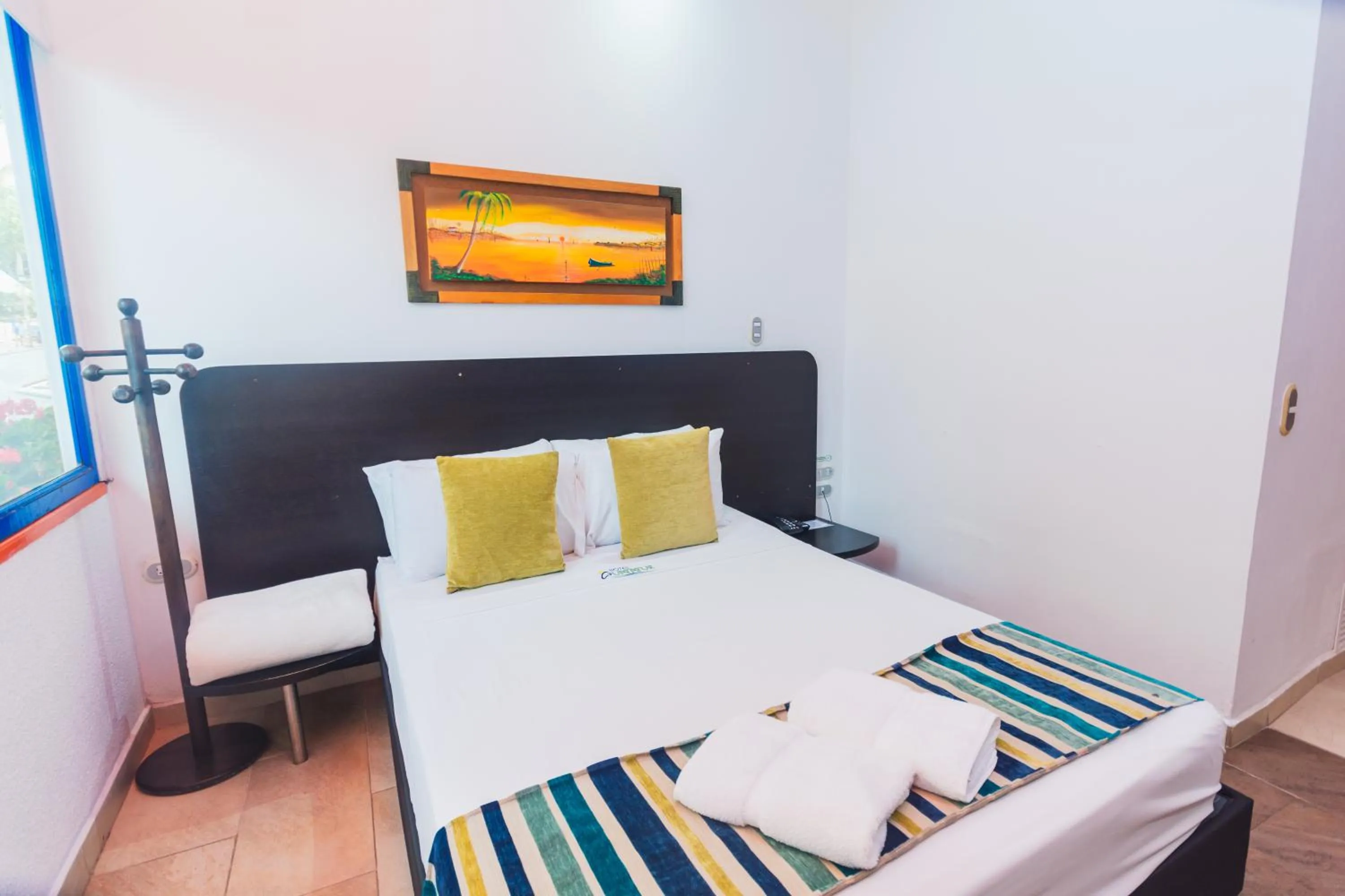 Bed in Hotel Guatatur