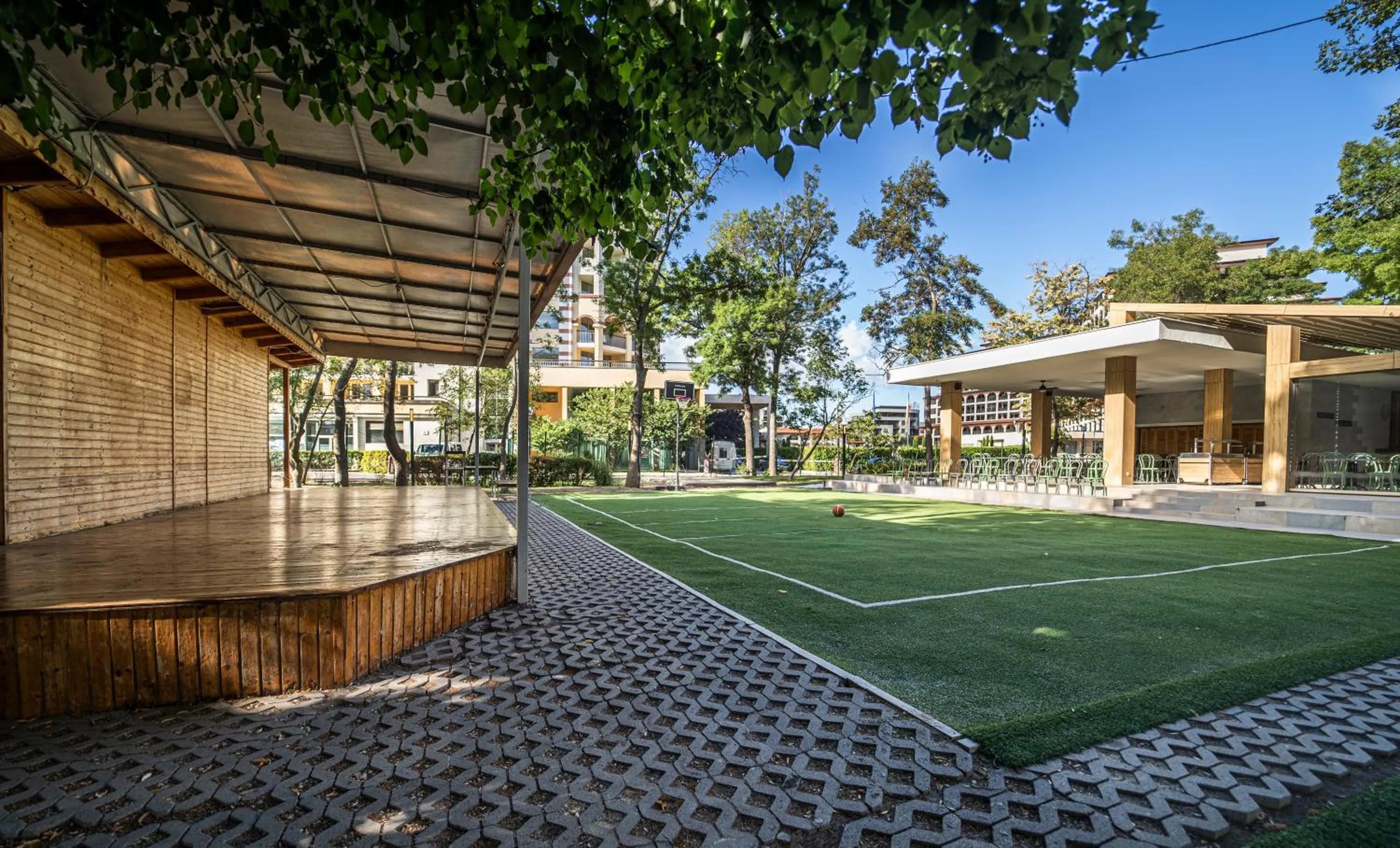 Patio in HVD Club Bor Ultra All Inclusive - Private Beach & Free parking