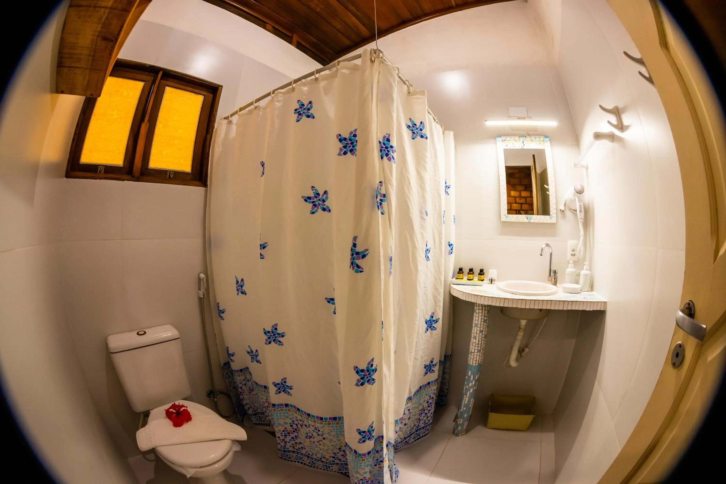 Bathroom in Pousada Mar Aberto