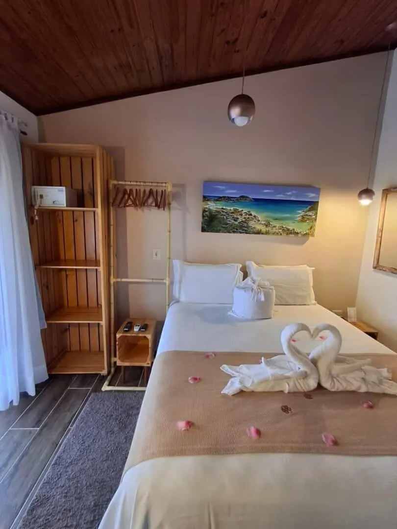 Bed in Pousada Mar Aberto