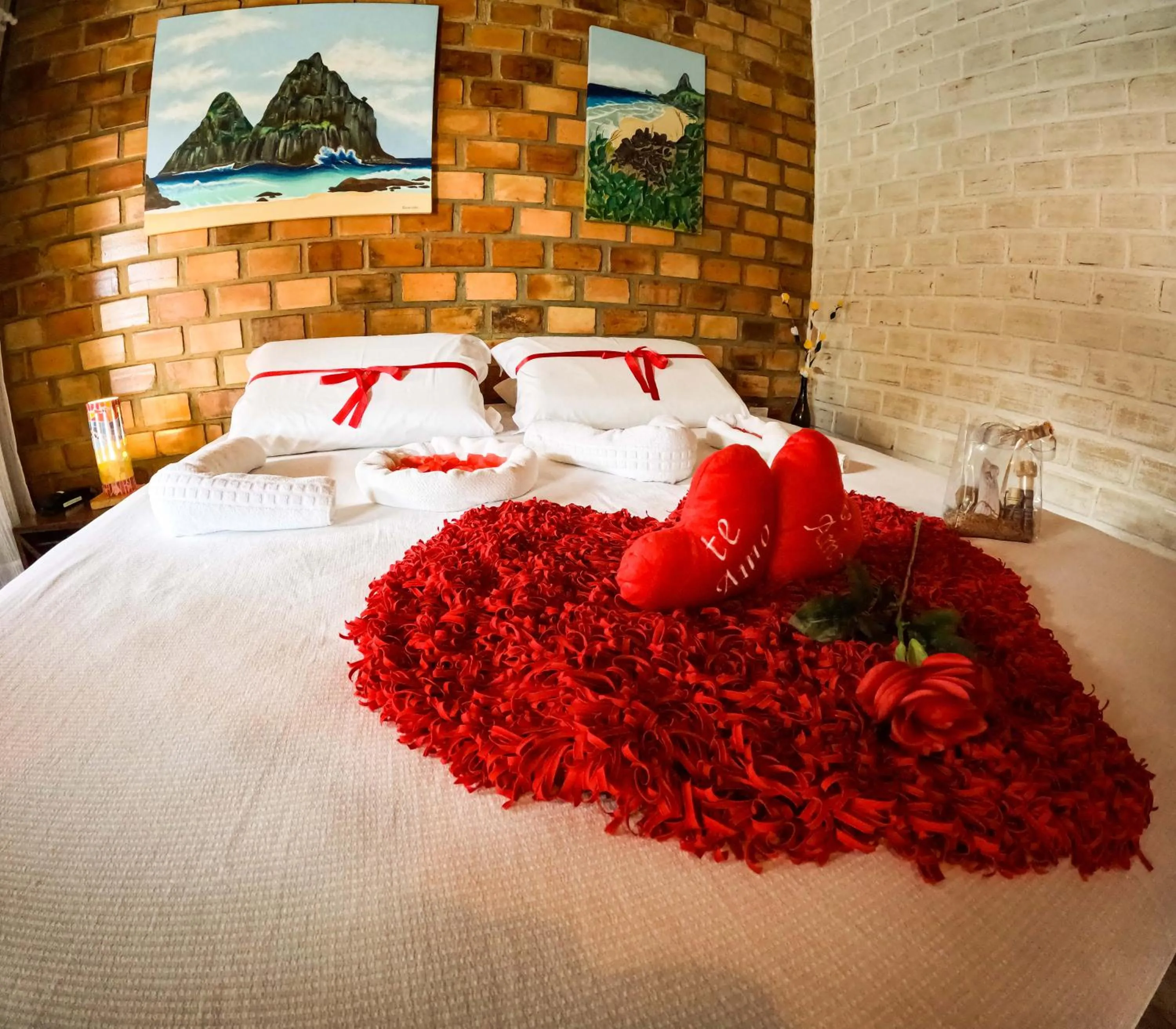 Bedroom, Bed in Pousada Mar Aberto