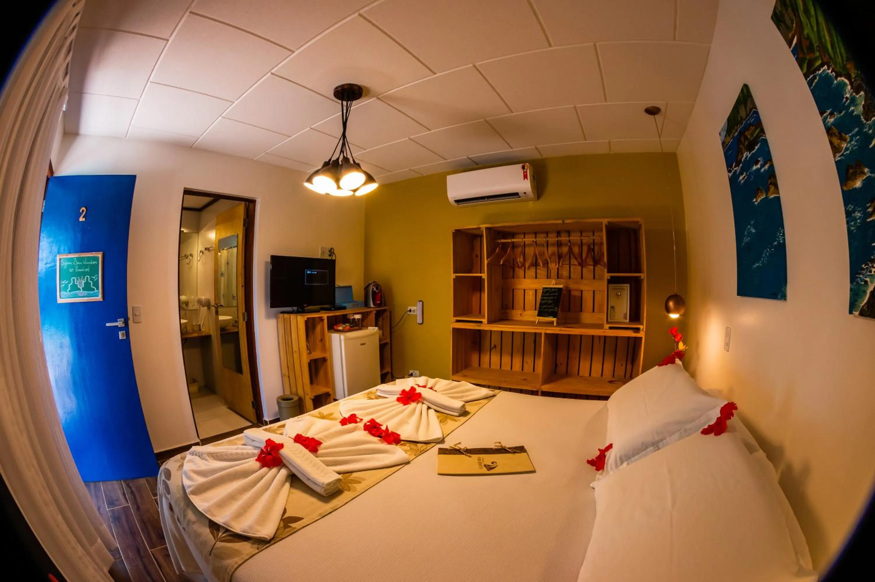 Photo of the whole room, Bed in Pousada Mar Aberto