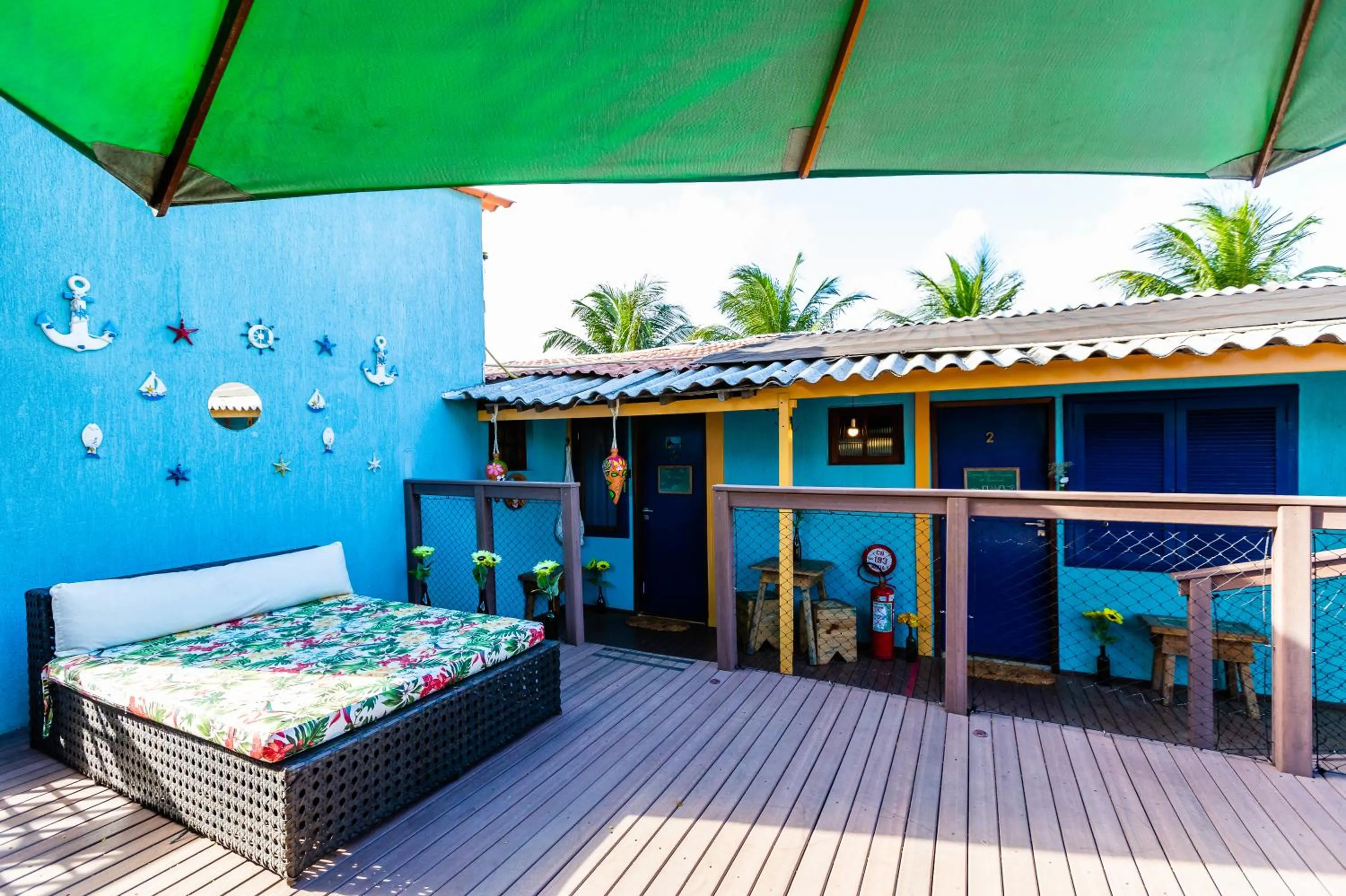 Swimming pool in Pousada Mar Aberto