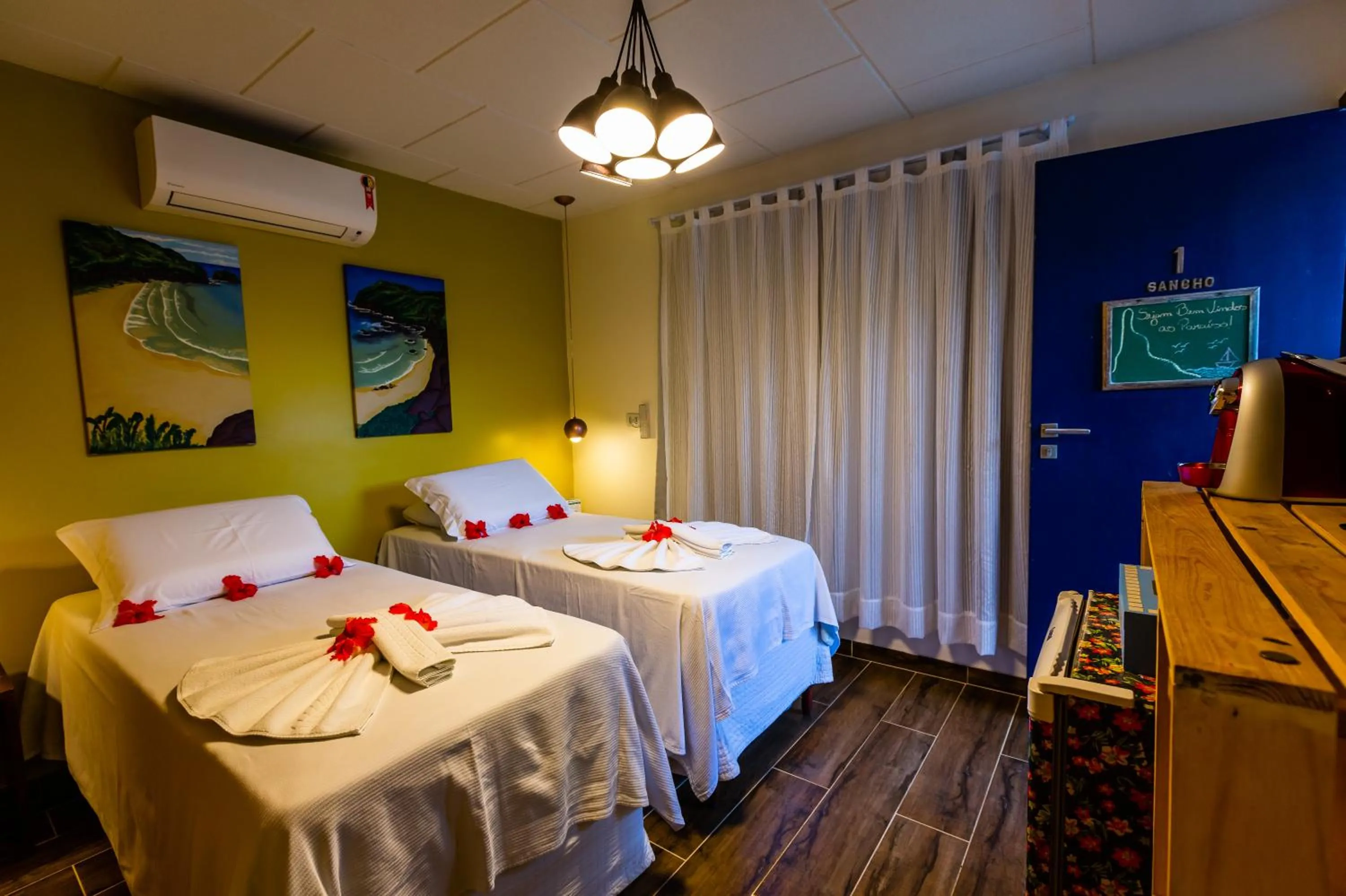 Bed in Pousada Mar Aberto