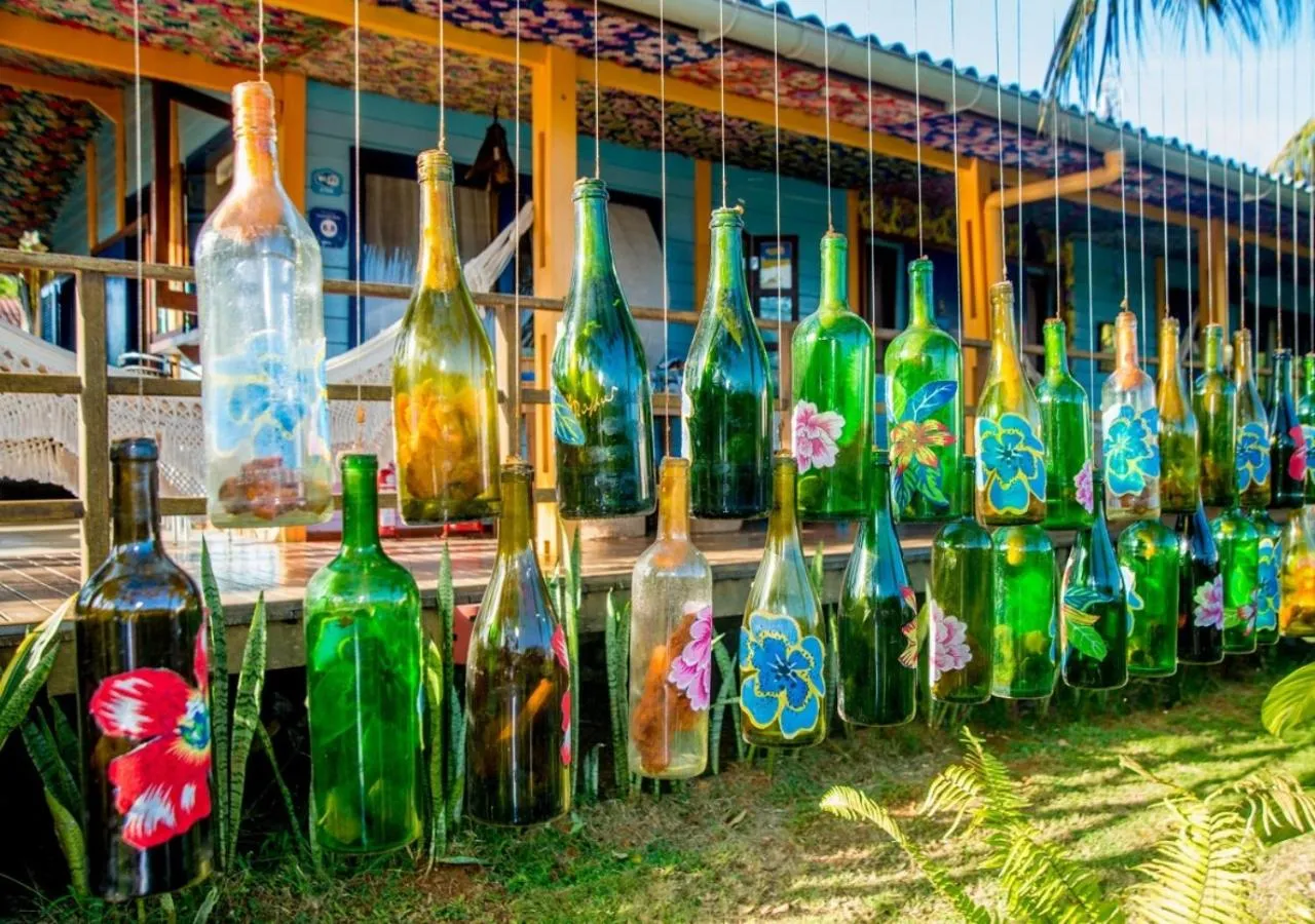 Seating area in Pousada Mar Aberto