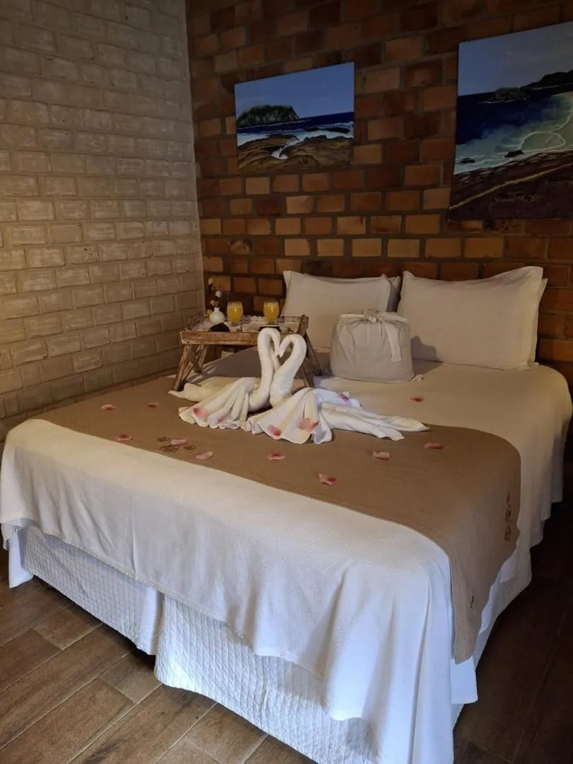 Bed in Pousada Mar Aberto