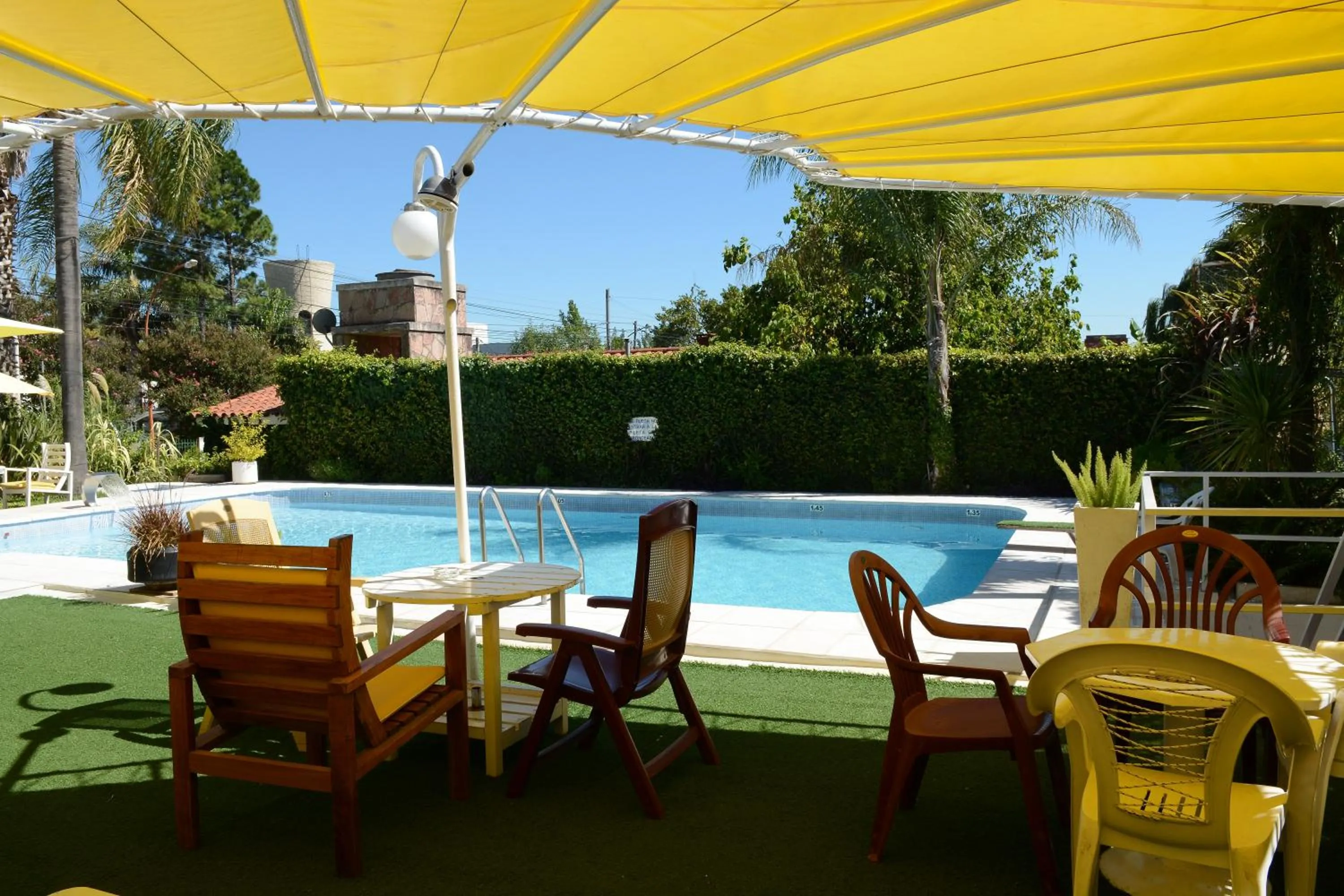 Patio in Hotel Capvio