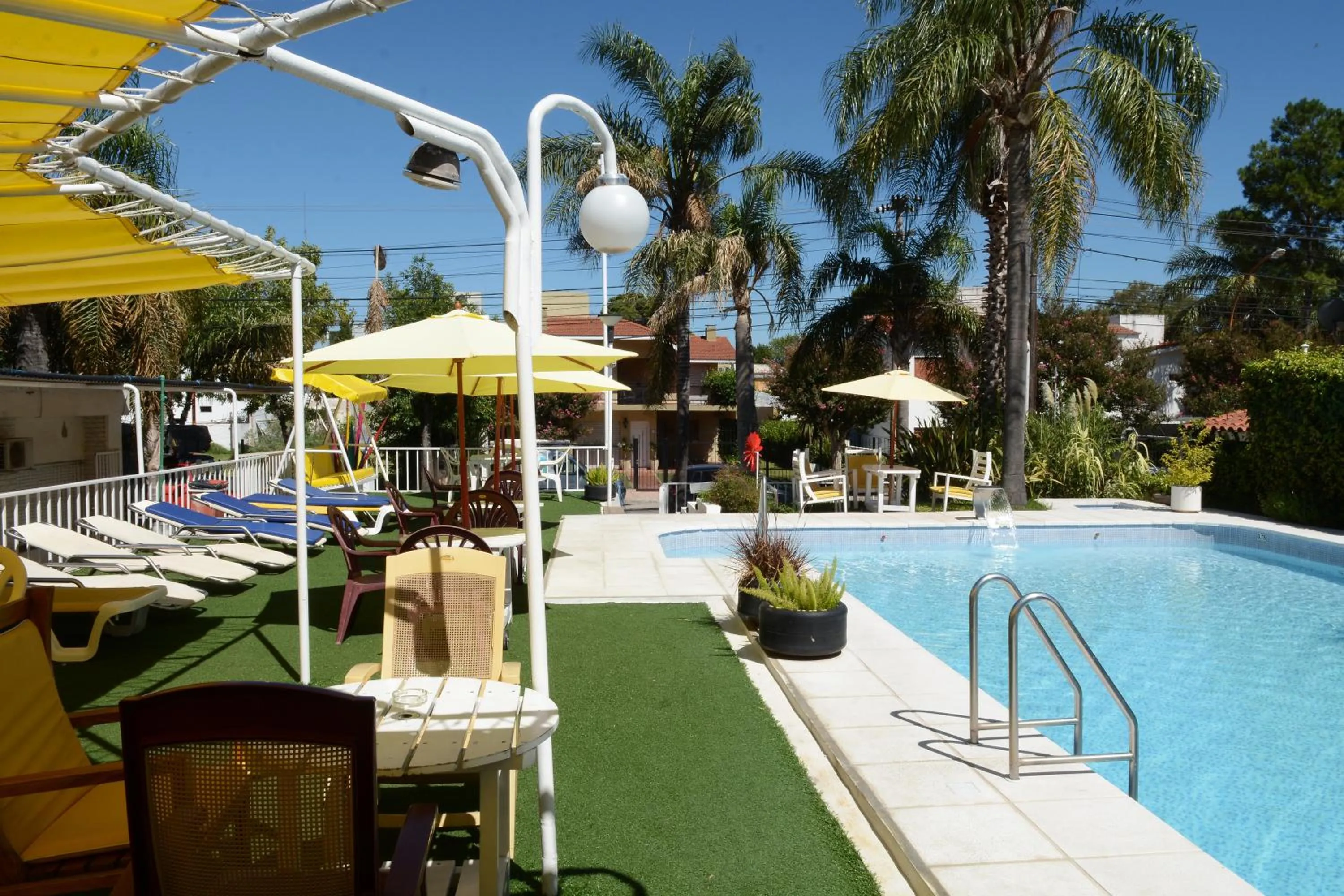 Pool view in Hotel Capvio