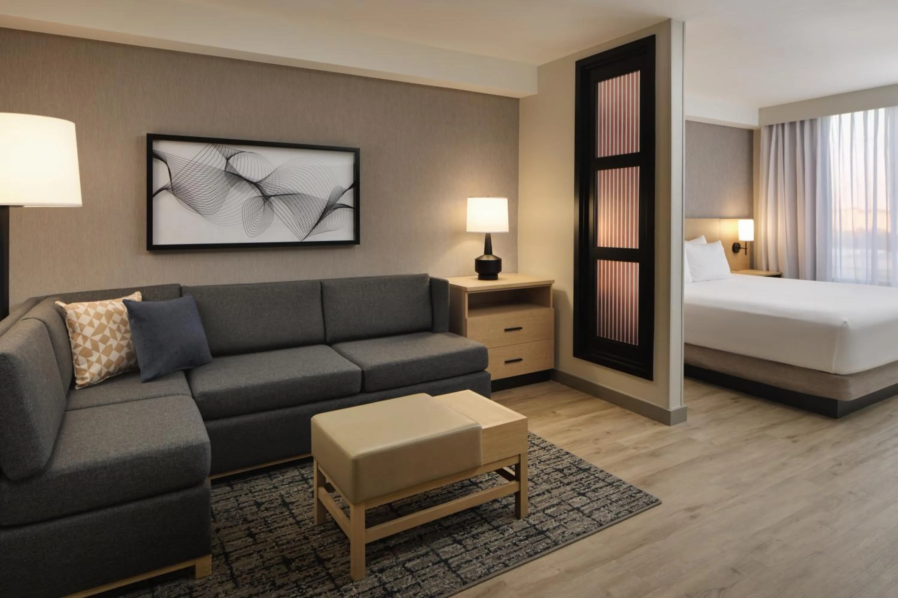 Bed in Hyatt Place Tampa Airport/Westshore