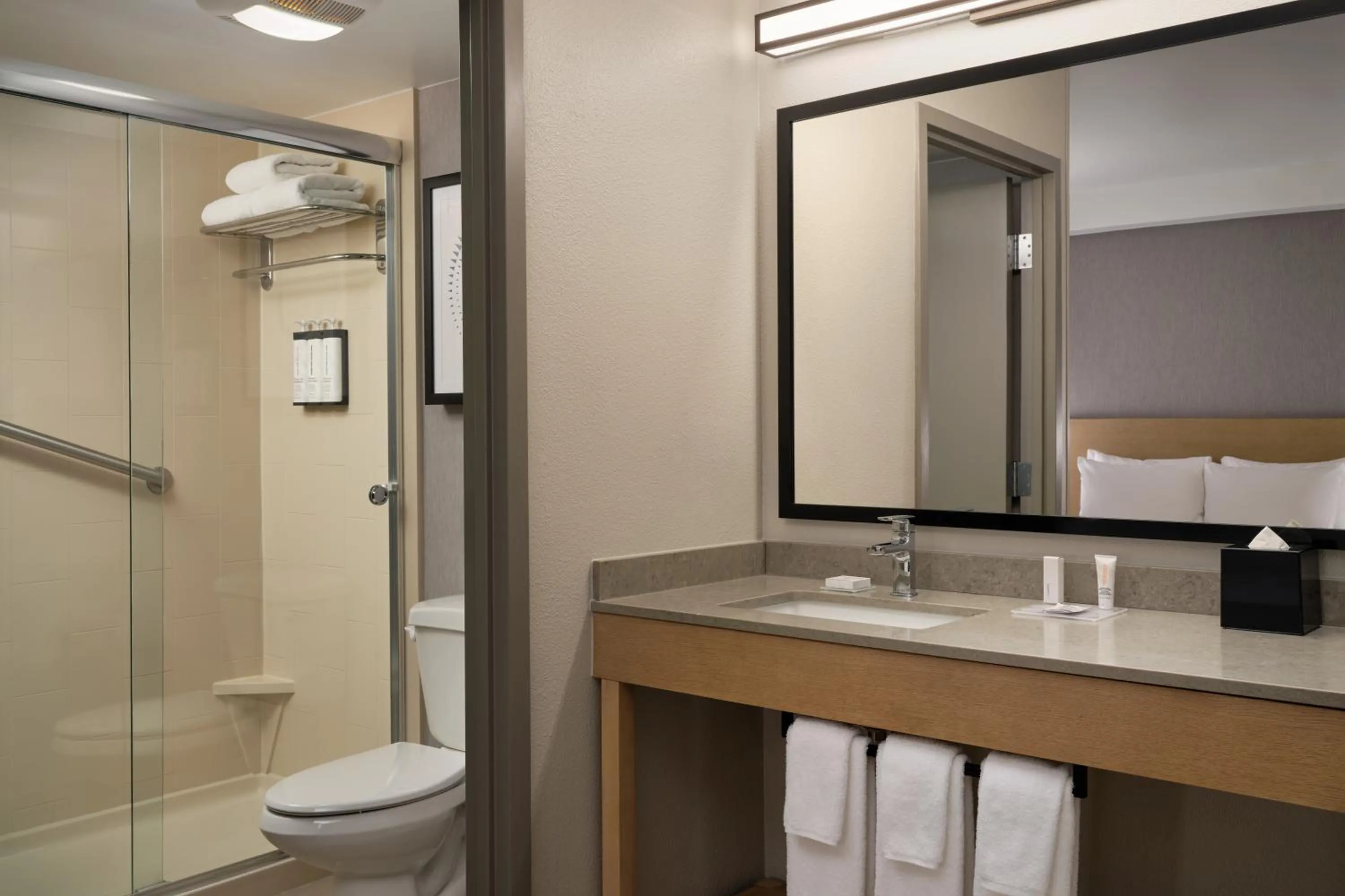 Shower in Hyatt Place Tampa Airport/Westshore