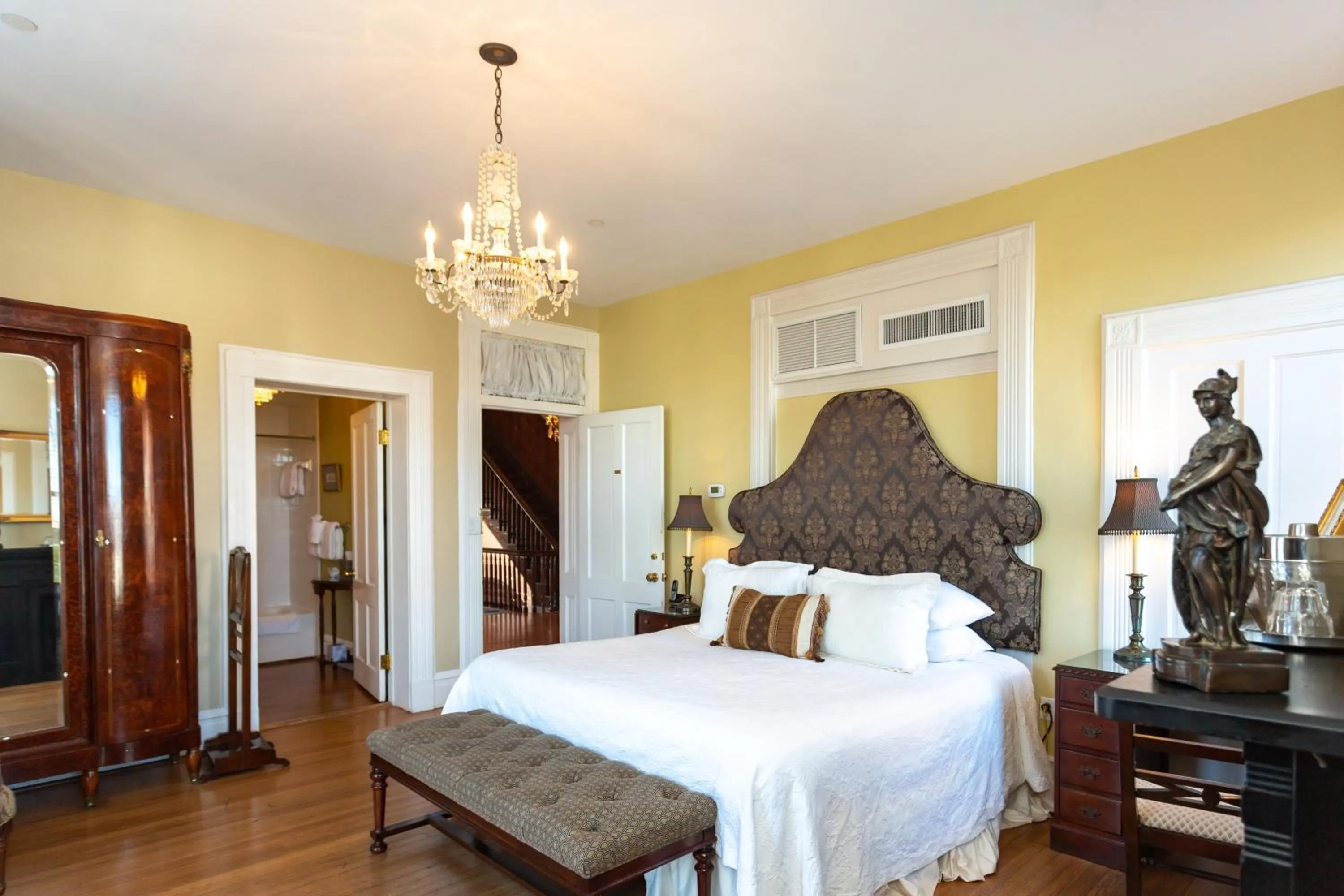 Bedroom, Bed in Kehoe House, Historic Inns of Savannah Collection