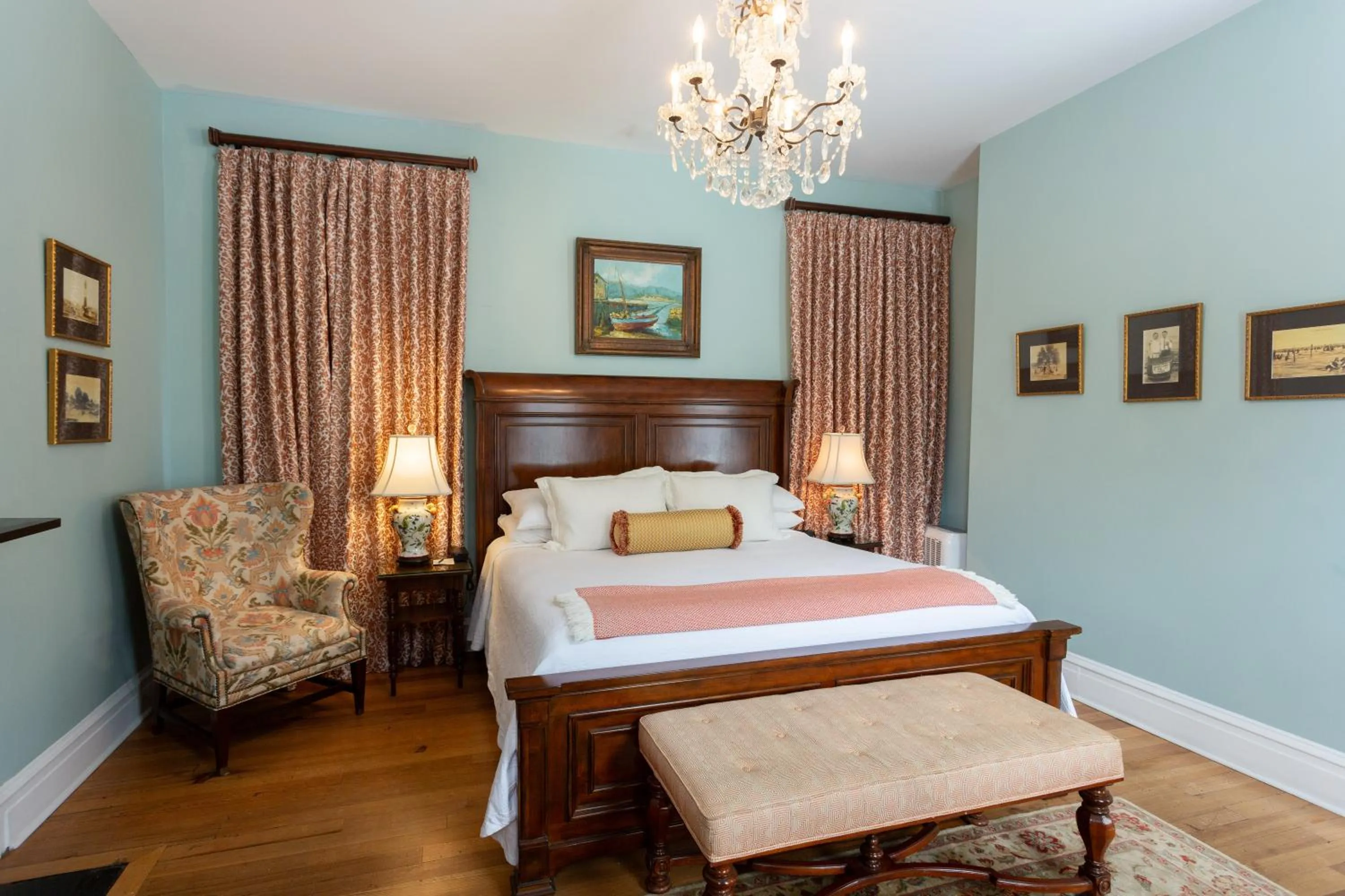 Bedroom, Bed in Kehoe House, Historic Inns of Savannah Collection