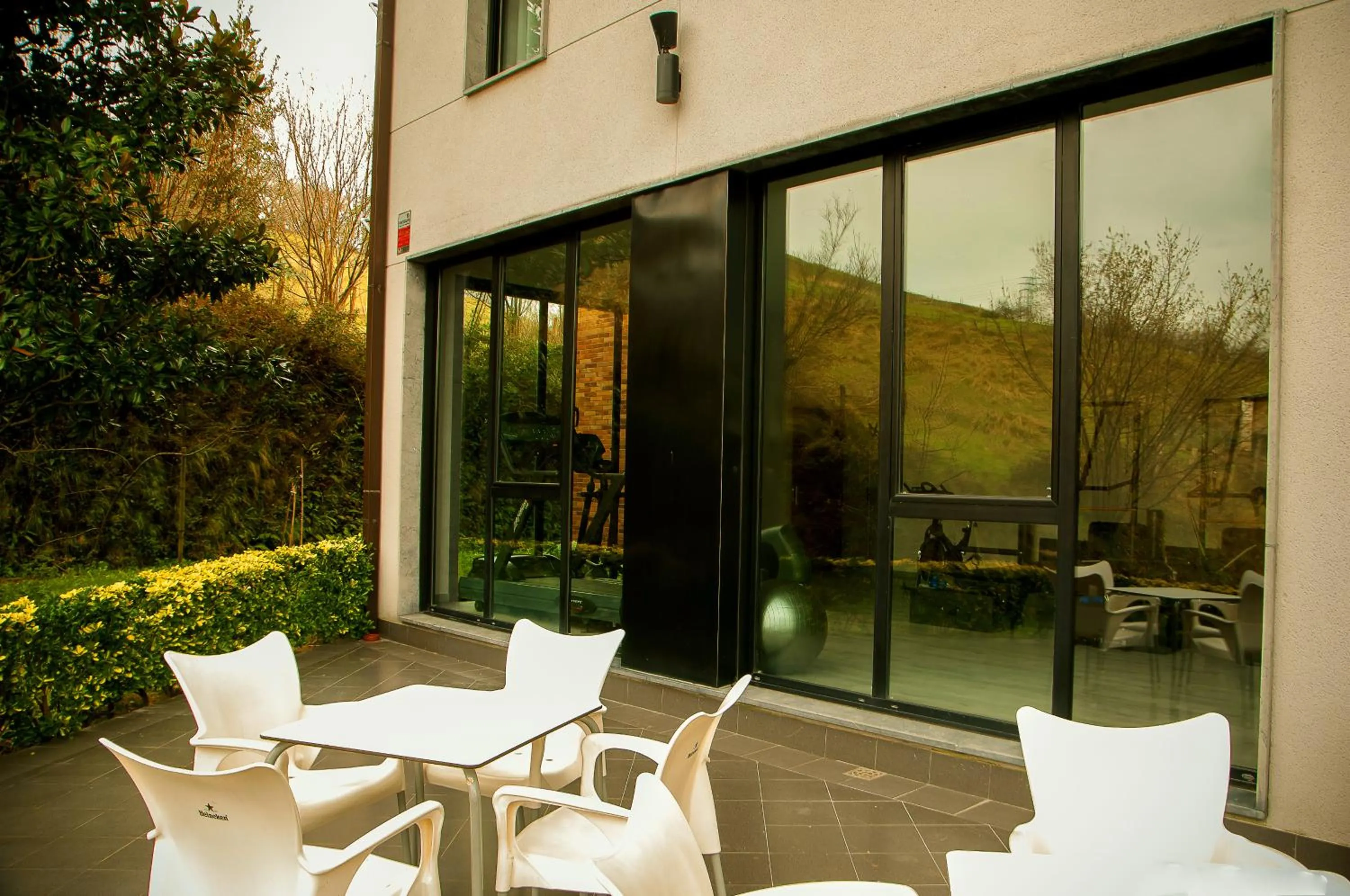 Balcony/Terrace in Hotel Txintxua