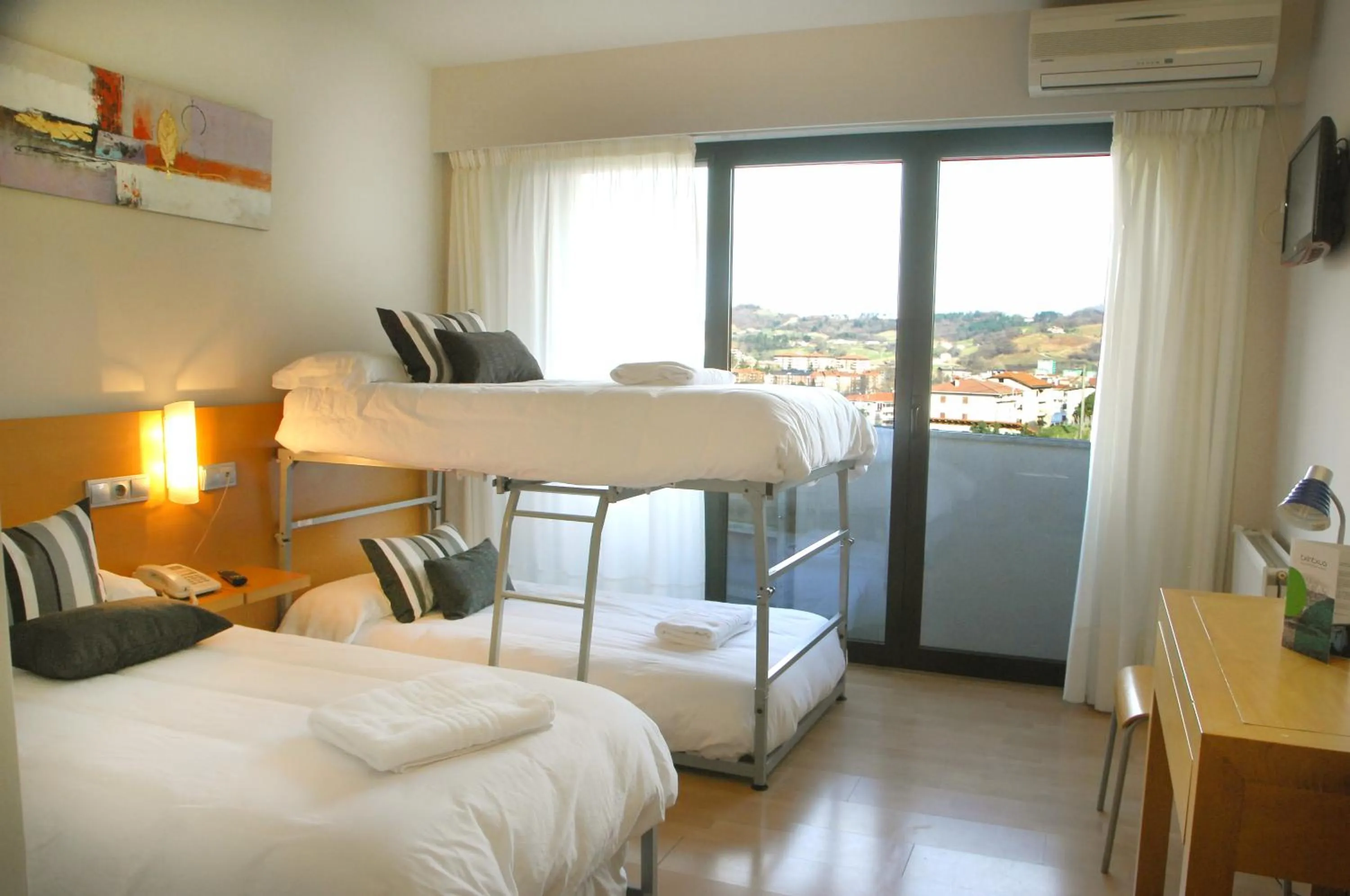 Photo of the whole room, Bed in Hotel Txintxua