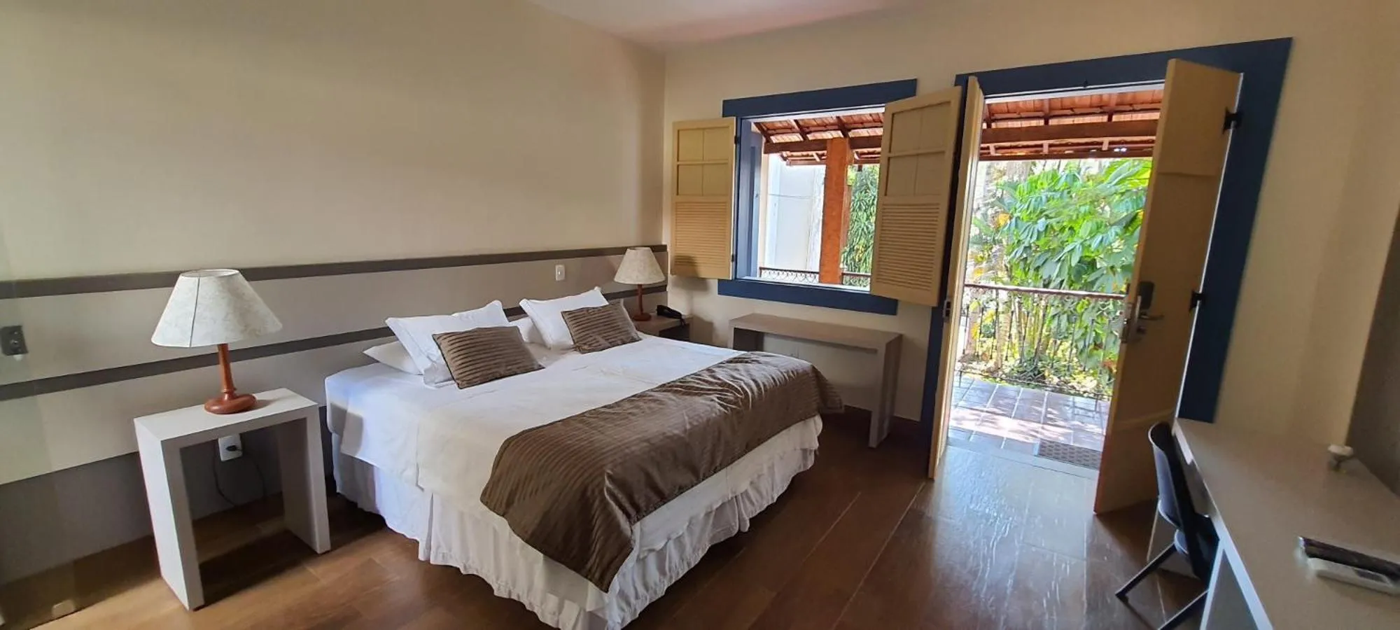 Bed in Pousada Villa Magnolia