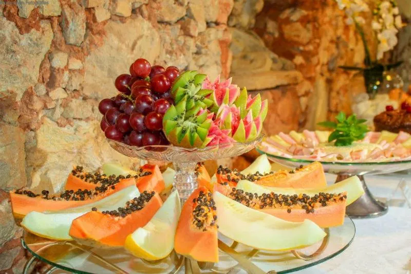 Buffet breakfast in Pousada Villa Magnolia