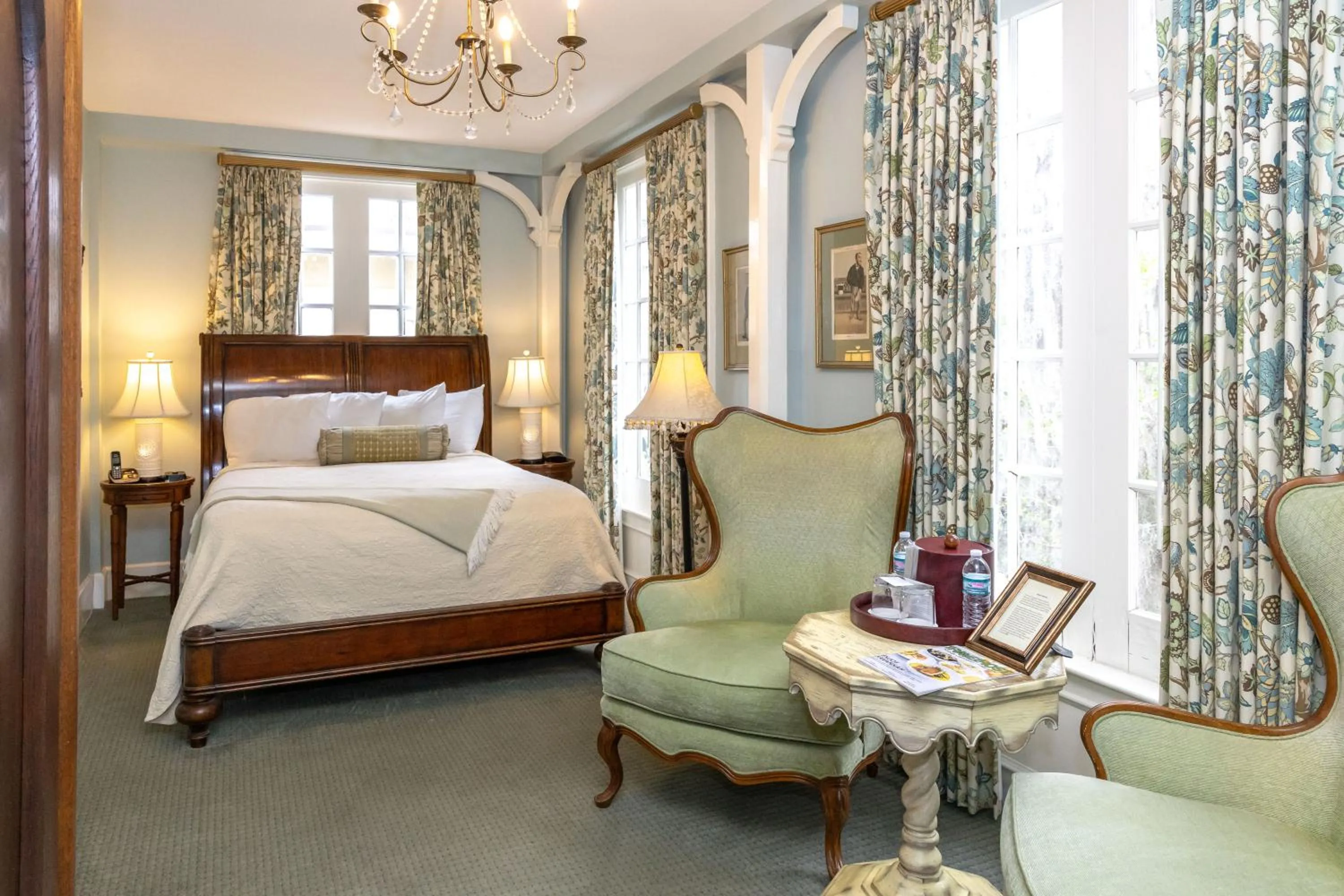 Bedroom, Bed in Eliza Thompson House, Historic Inns of Savannah Collection