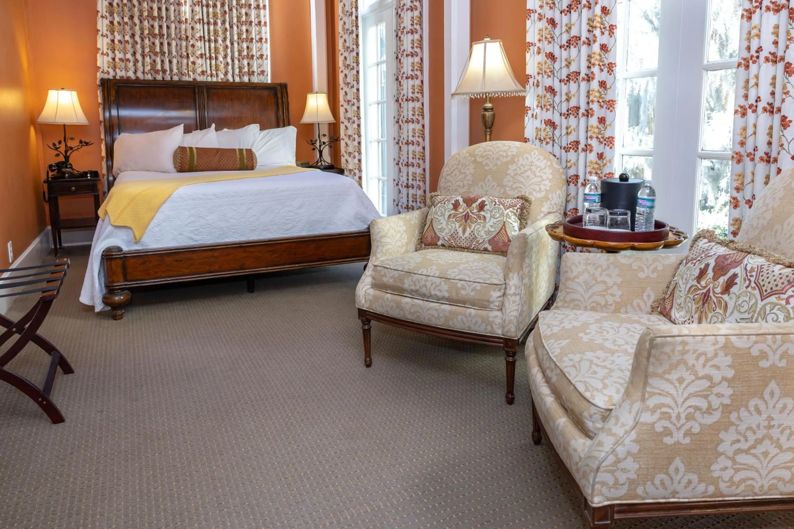 Bedroom, Bed in Eliza Thompson House, Historic Inns of Savannah Collection