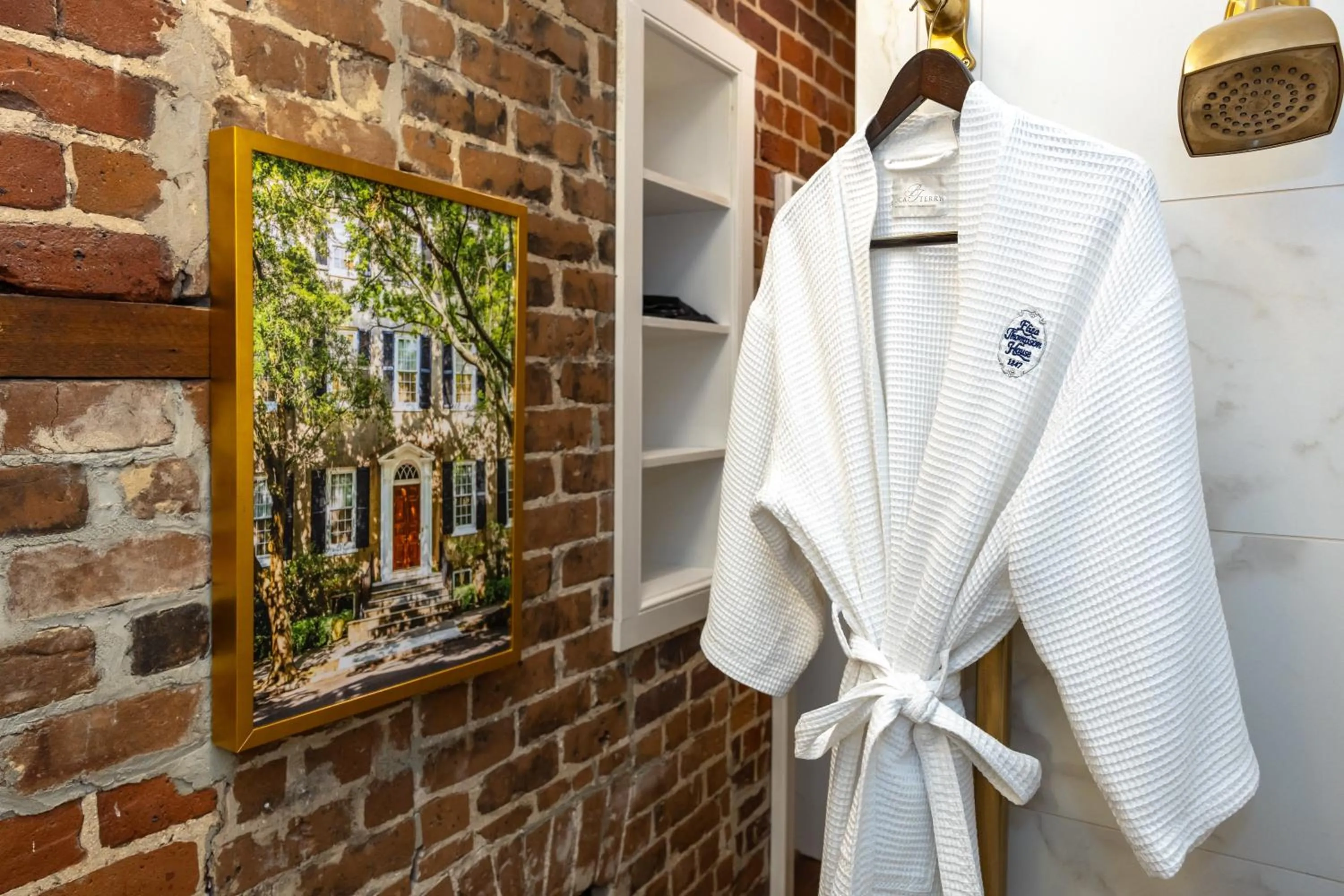 Bathroom in Eliza Thompson House, Historic Inns of Savannah Collection